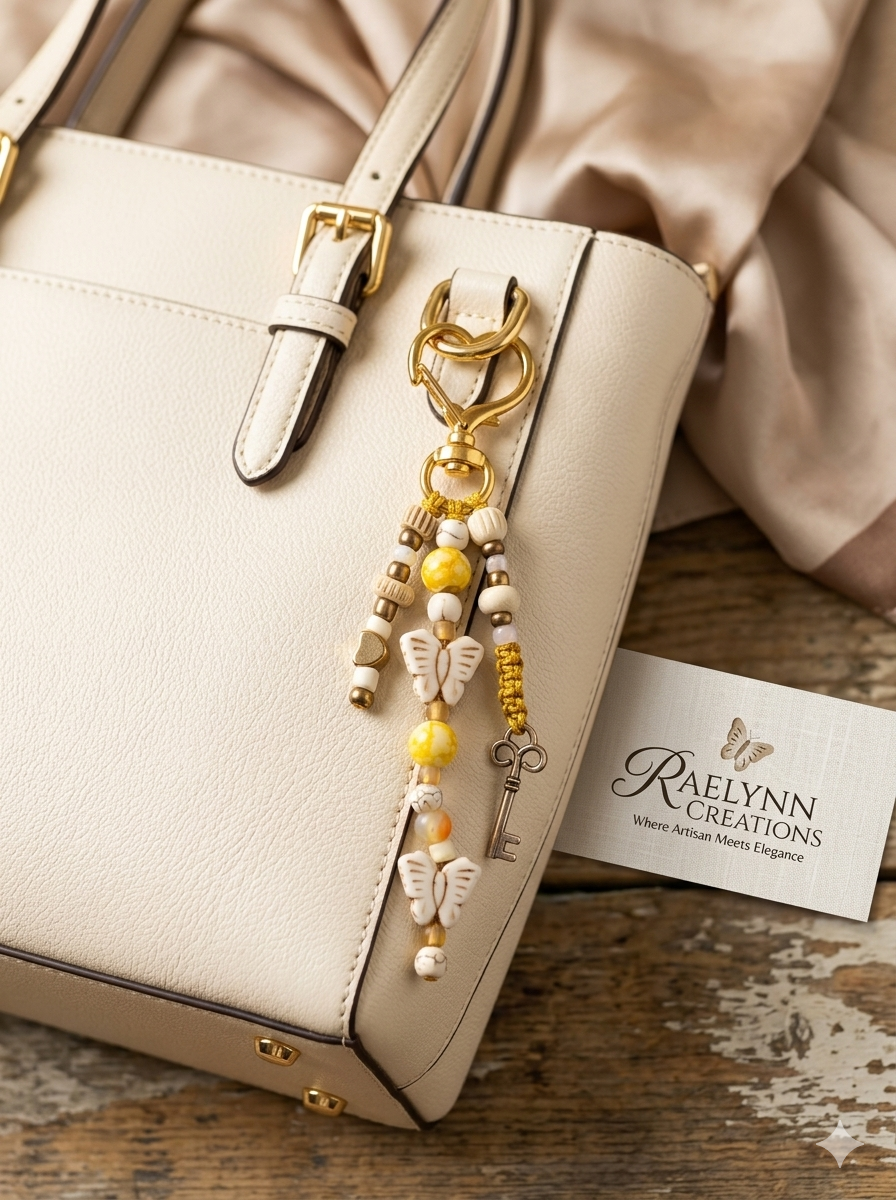 "Butterfly Wishes" - Handmade Charm by Raelynn Creations
