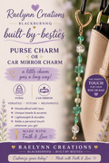 "Emerald Elegance" - Handmade Charm by Raelynn Creations