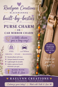 "Amber Wings" - Handmade Charm by Raelynn Creations