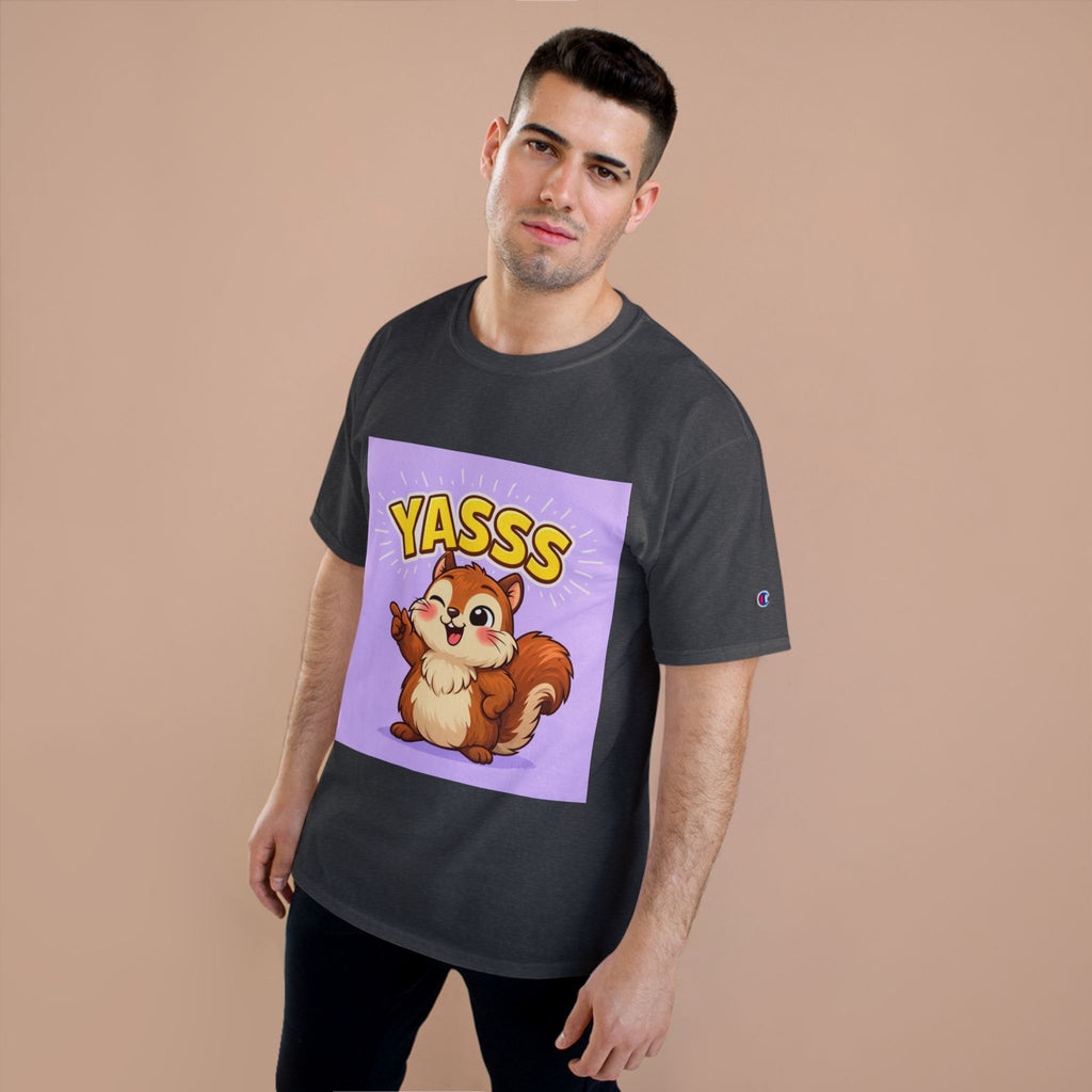 Yaaas Squirrel T-Shirt | Besties & Coffee Community Graphic Tee