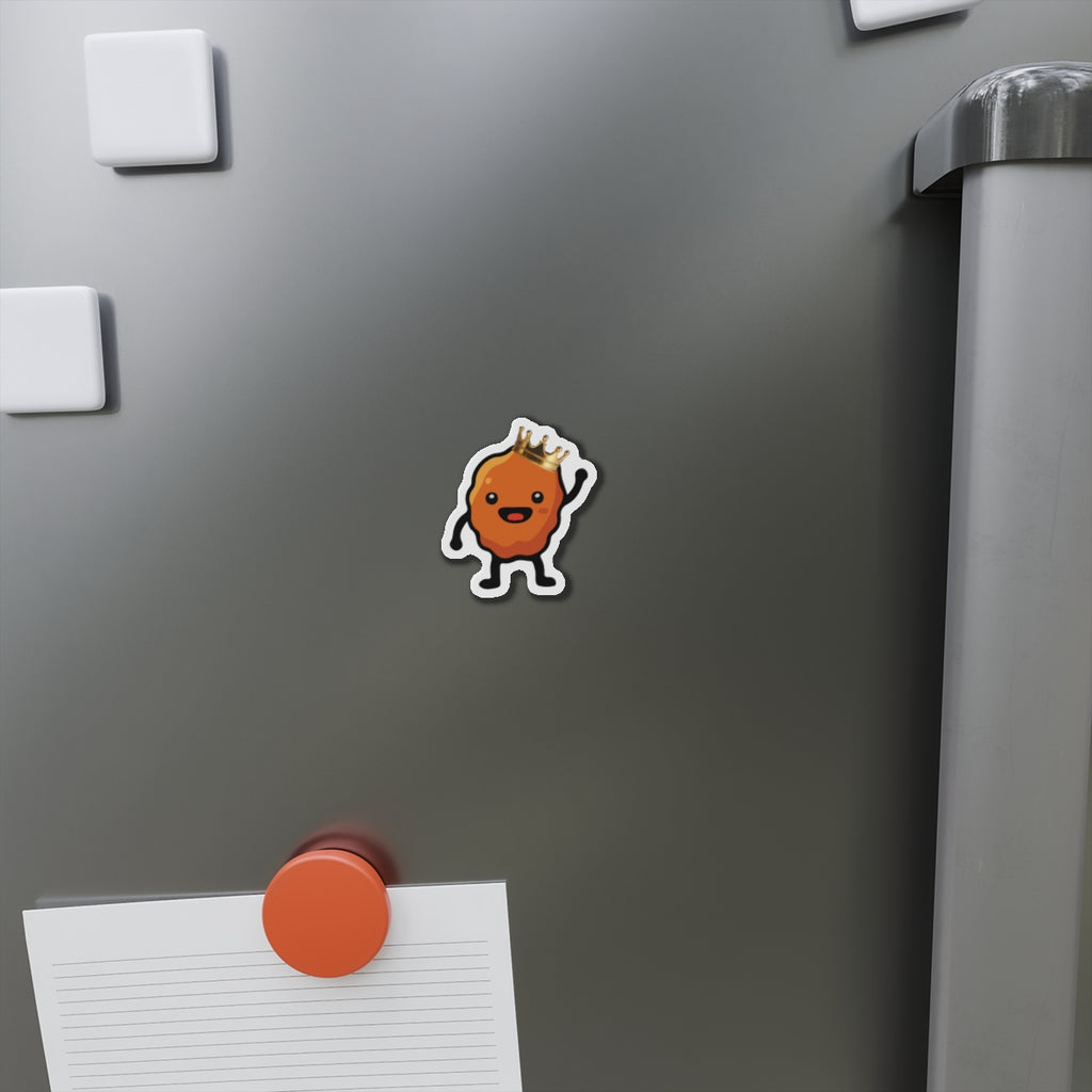 King Nuggie Die-Cut Magnet | Besties & Coffee Mascot Magnet