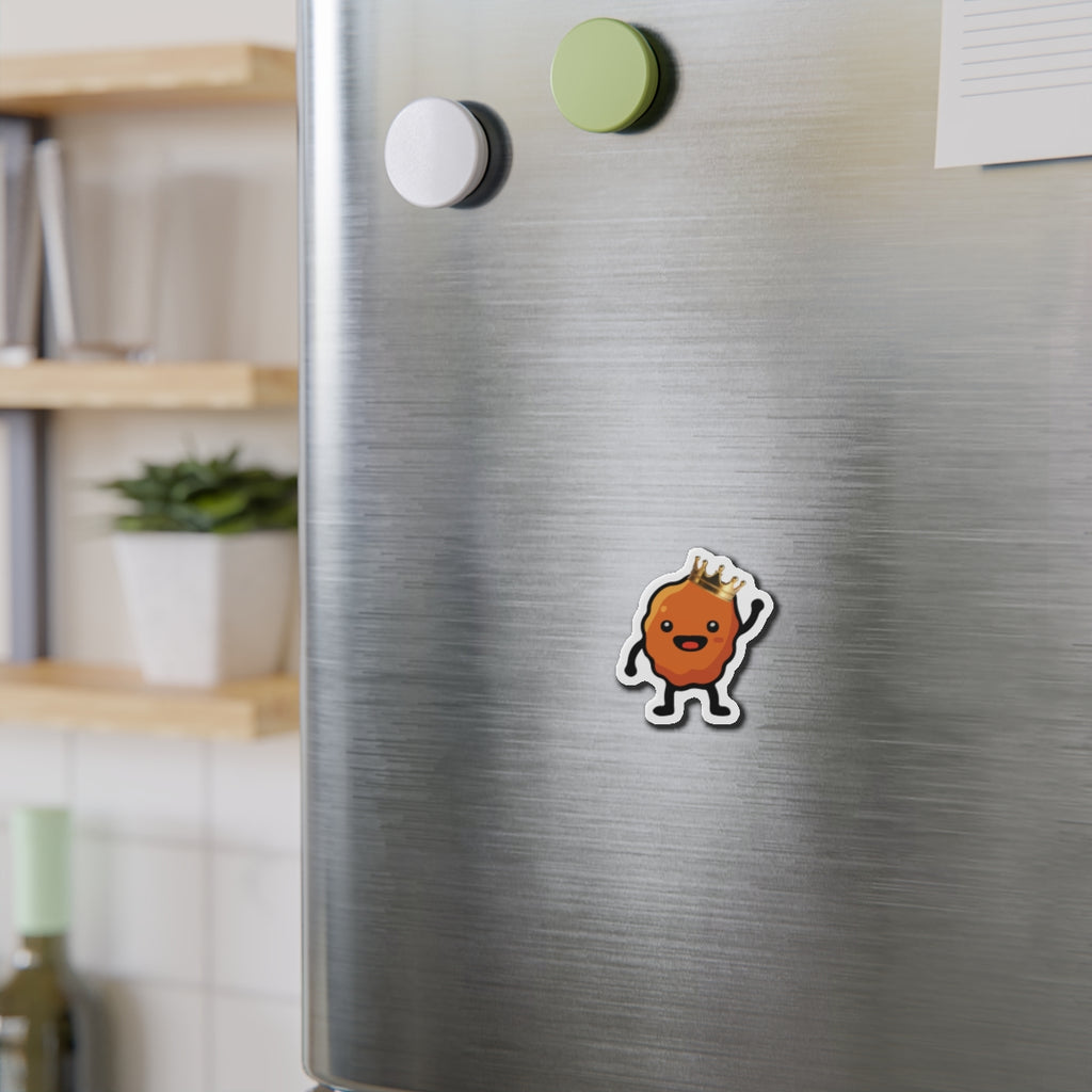King Nuggie Die-Cut Magnet | Besties & Coffee Mascot Magnet