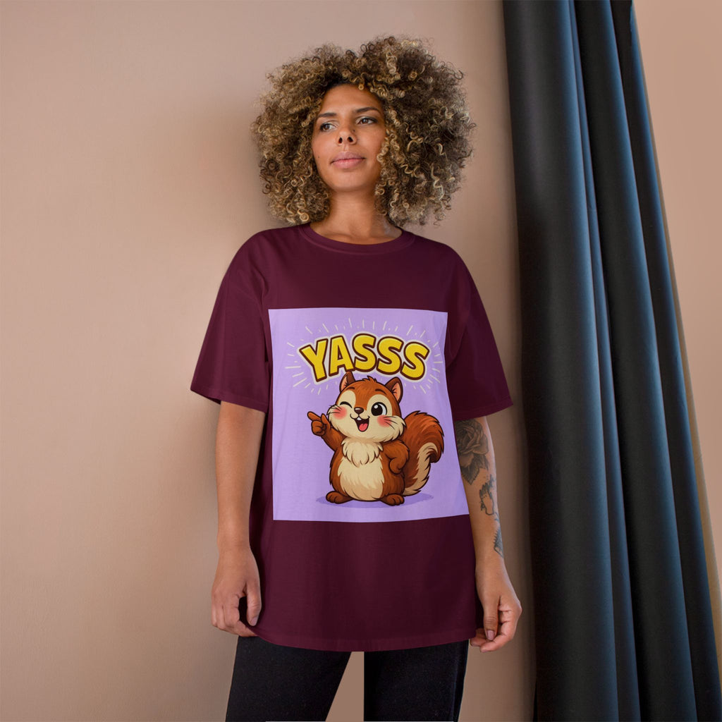 Yaaas Squirrel T-Shirt | Besties & Coffee Community Graphic Tee