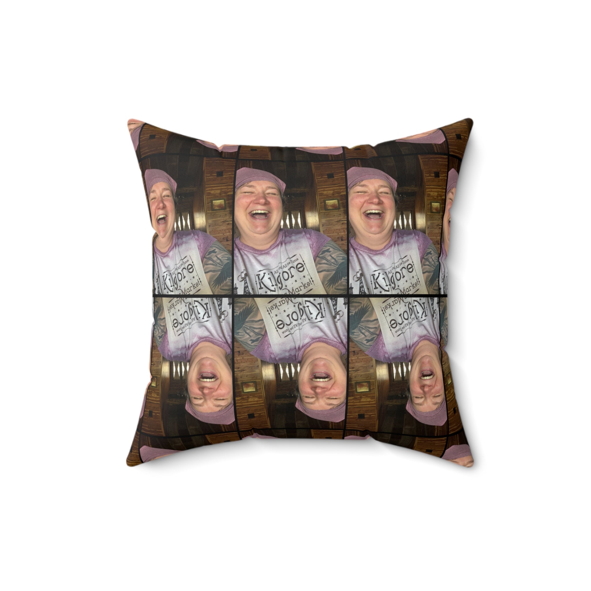 Jay Energy Throw Pillow | Double-Sided Decorative Accent Pillow for Home, Office & Creator Backdrops