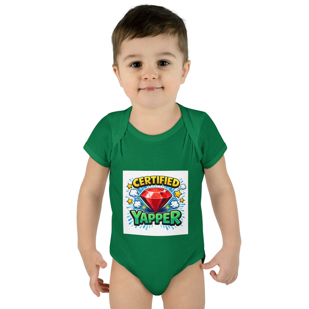 Certified Yapper Infant Bodysuit — "Mobile Order Curbside Pick Up" Funny Baby Onesie