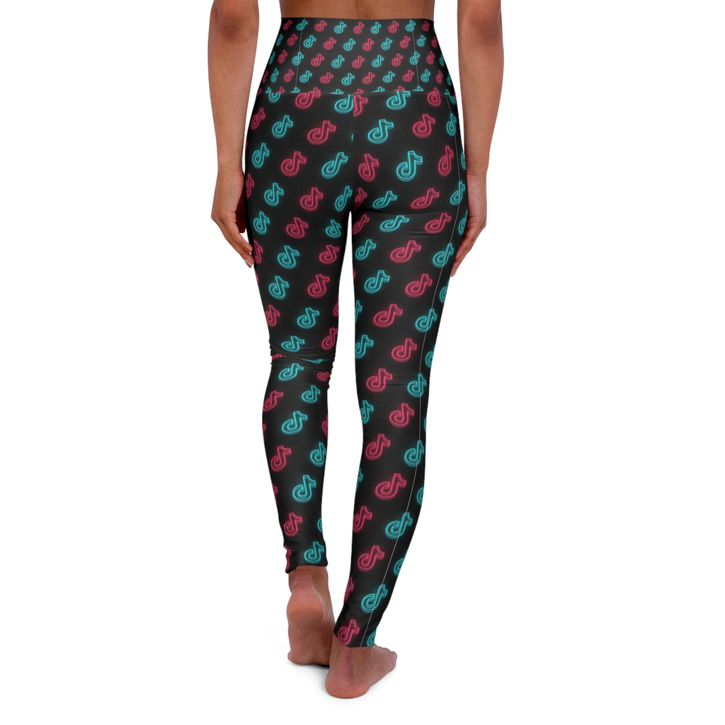 TikTok Energy High-Waisted Leggings | Bold Creator Movement Wear