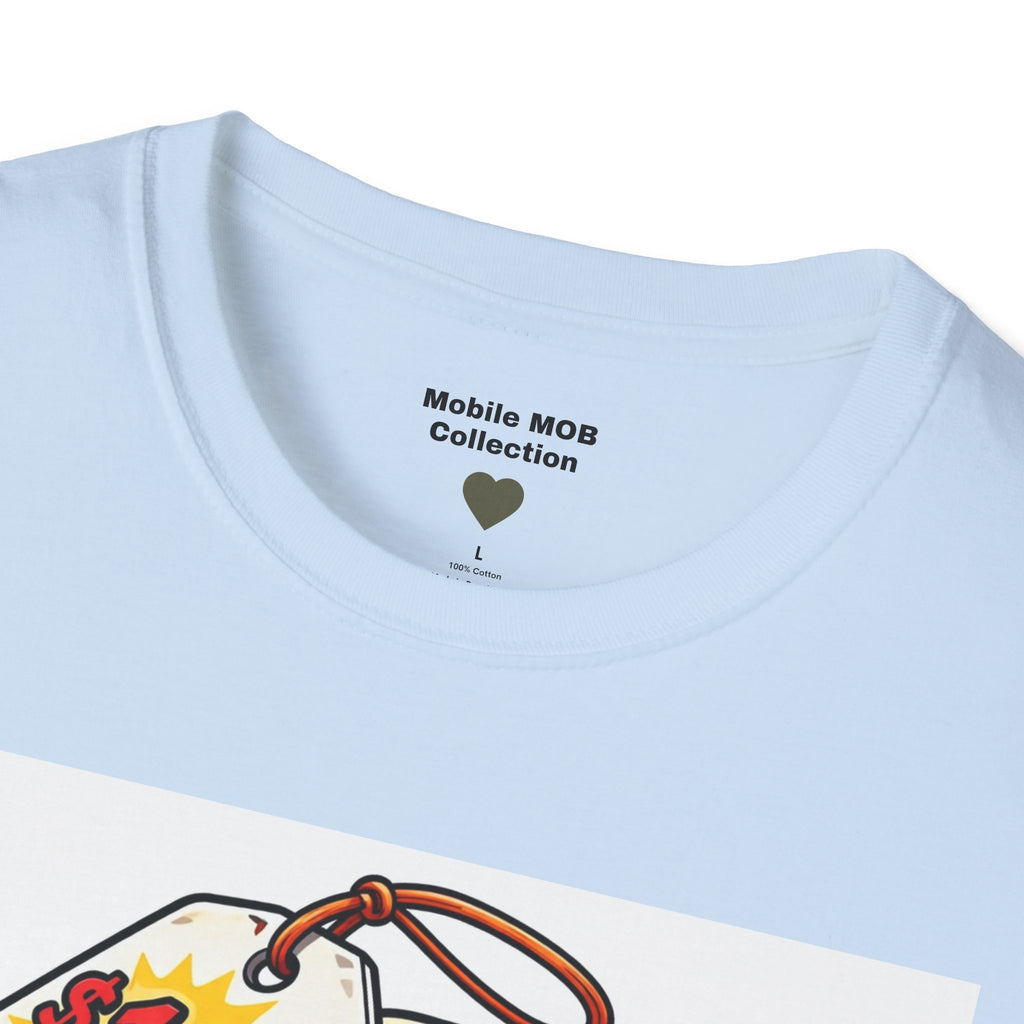 Tape Beggar T-Shirt – Funny Vintage Tape Gun Tee | Mobile Order Curbside Humor, Soft Everyday Fit