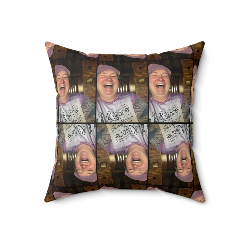 Jay Energy Throw Pillow | Double-Sided Decorative Accent Pillow for Home, Office & Creator Backdrops