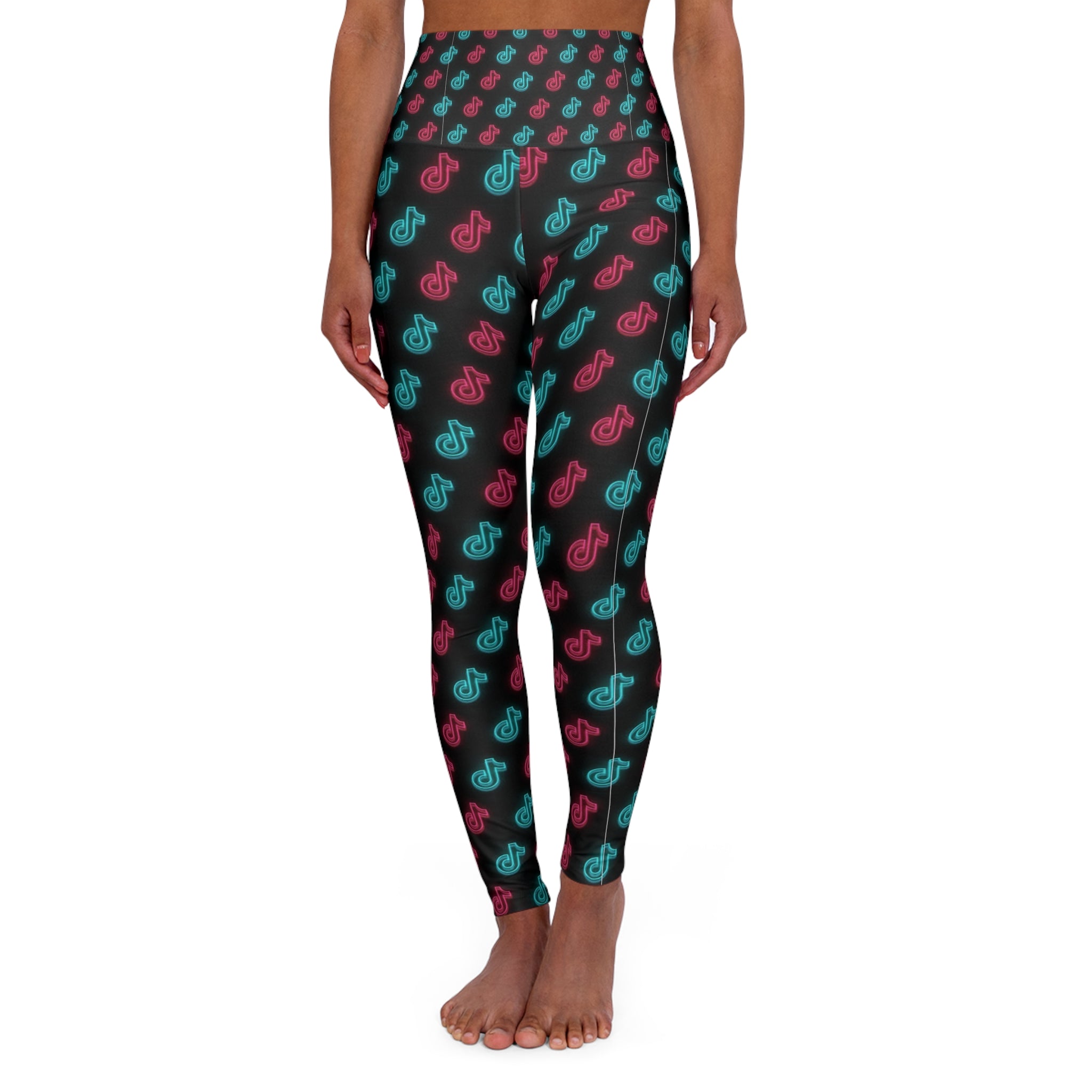 TikTok Energy High-Waisted Leggings | Bold Creator Movement Wear