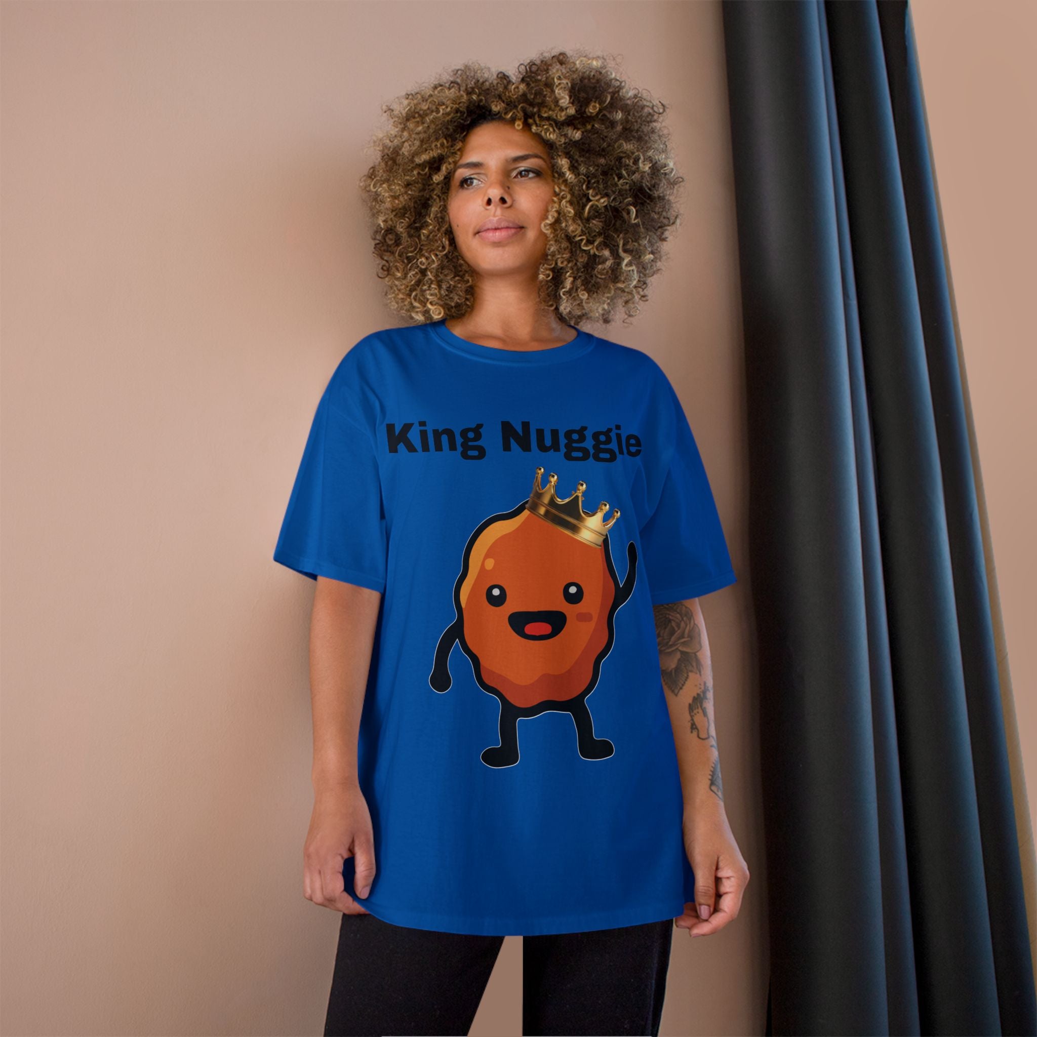 King Nuggie T-Shirt | Besties & Coffee Community Graphic Tee