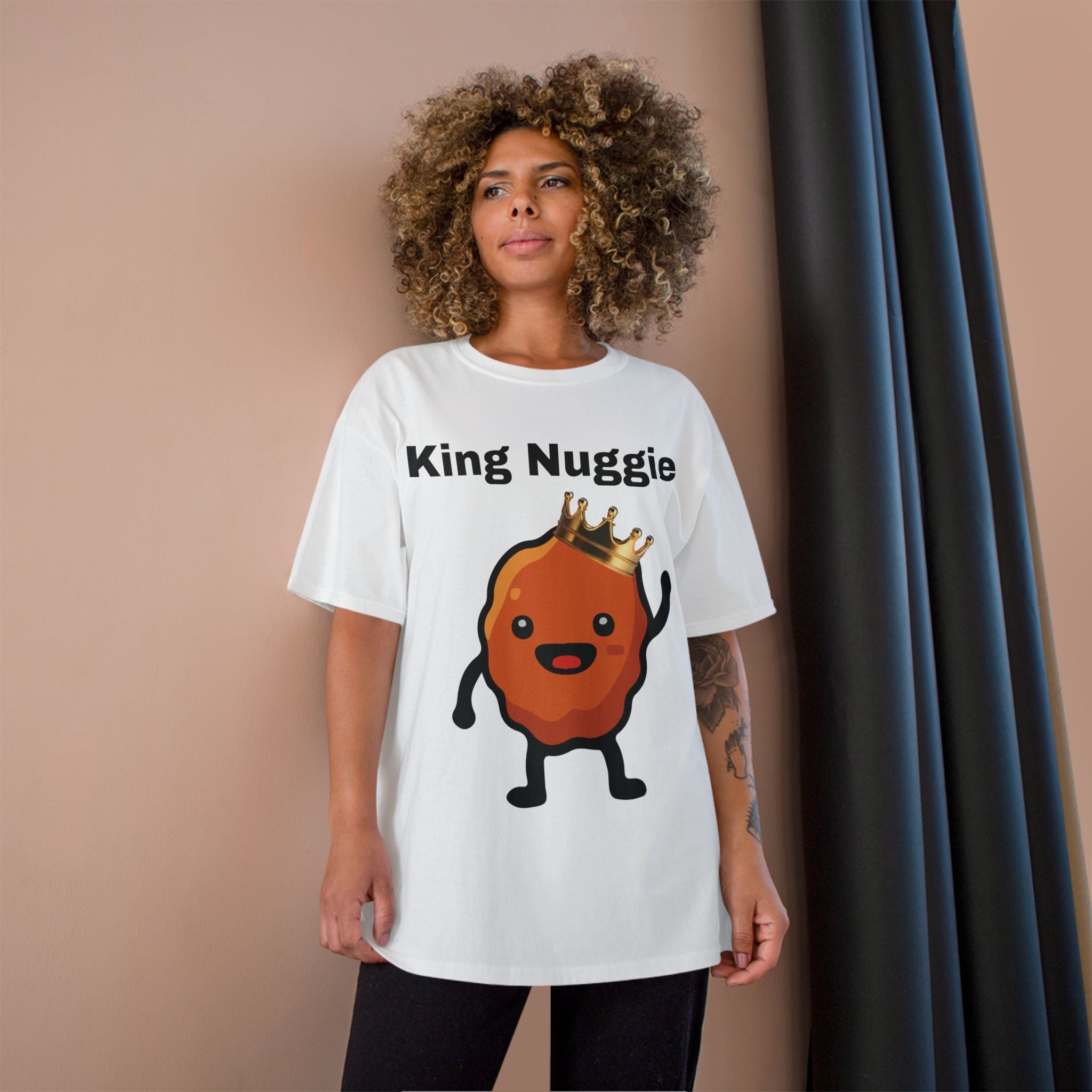 King Nuggie T-Shirt | Besties & Coffee Community Graphic Tee