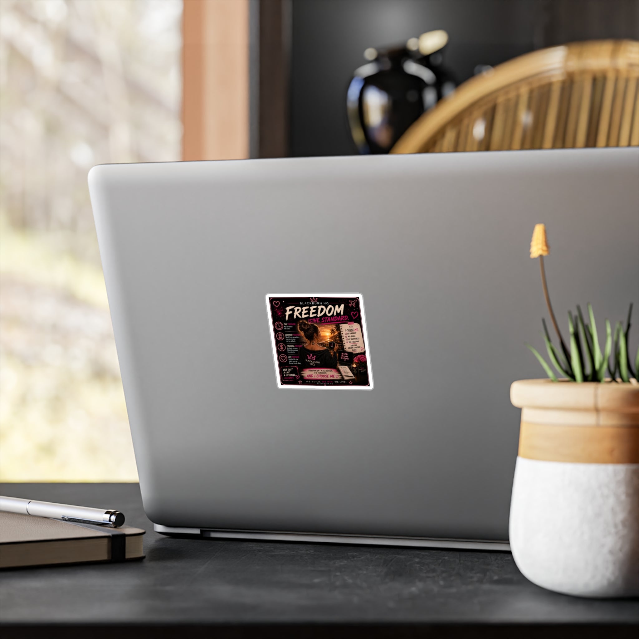 Freedom Is the Standard Sticker | Blackburn HQ Motivational Vinyl Decal