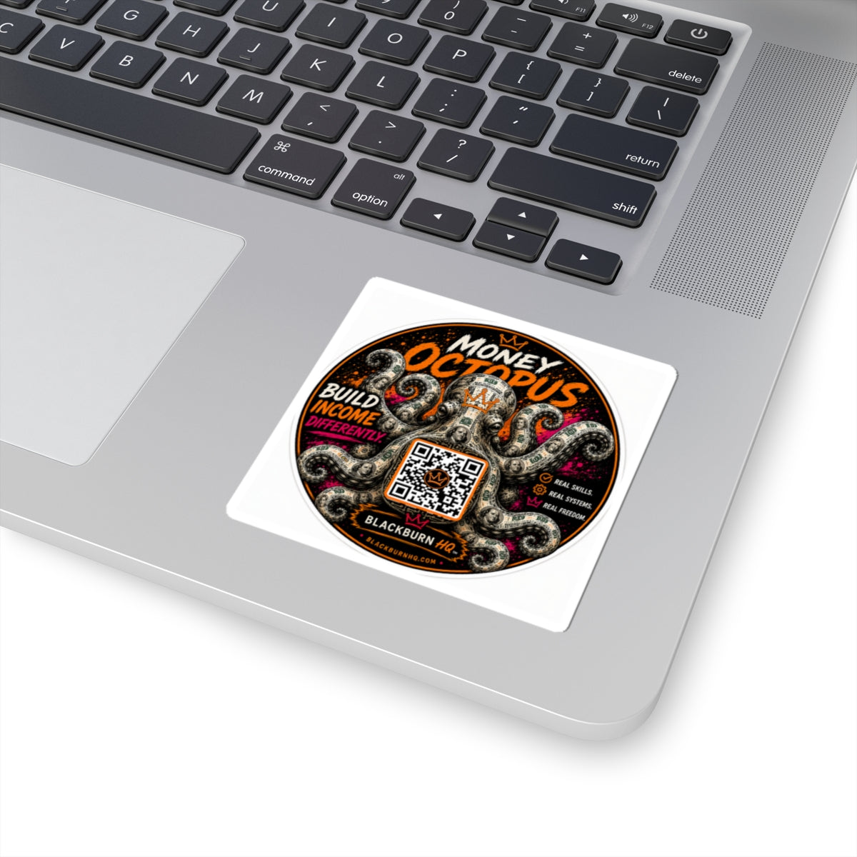 Money Octopus™ QR Sticker | Build Income Differently