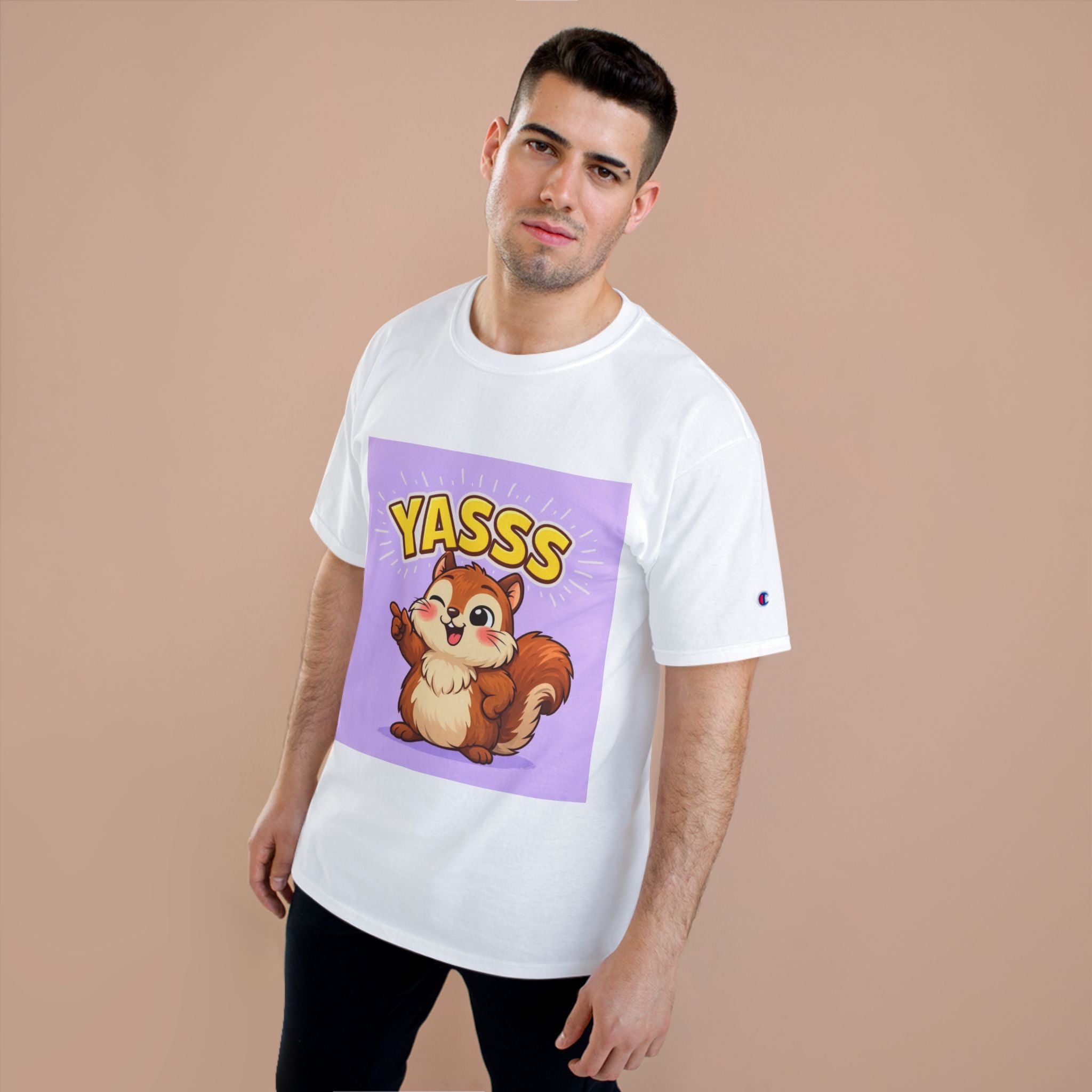 Yaaas Squirrel T-Shirt | Besties & Coffee Community Graphic Tee