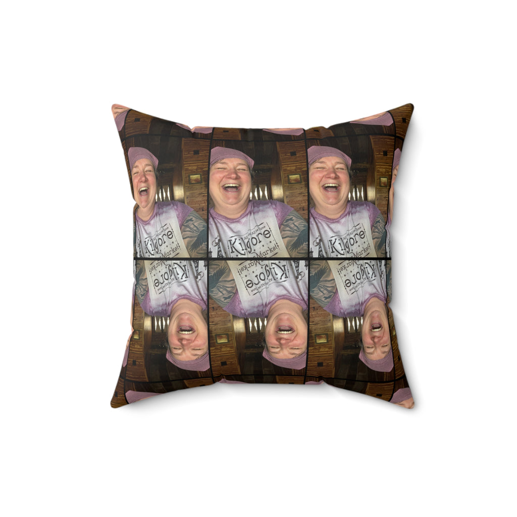 Jay Energy Throw Pillow | Double-Sided Decorative Accent Pillow for Home, Office & Creator Backdrops