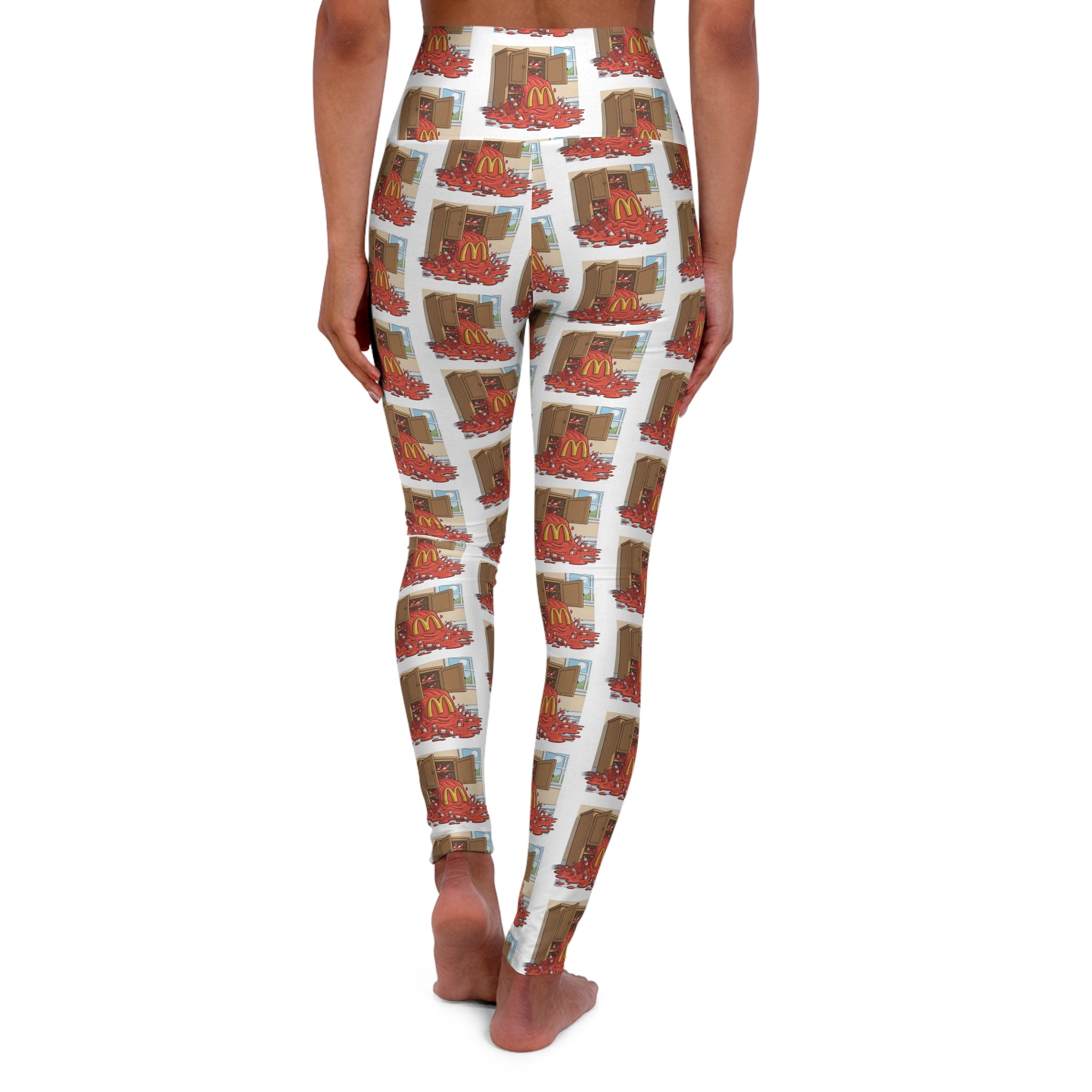 4 Gallons of Ketchup High-Waisted Leggings | Statement Creator Activewear
