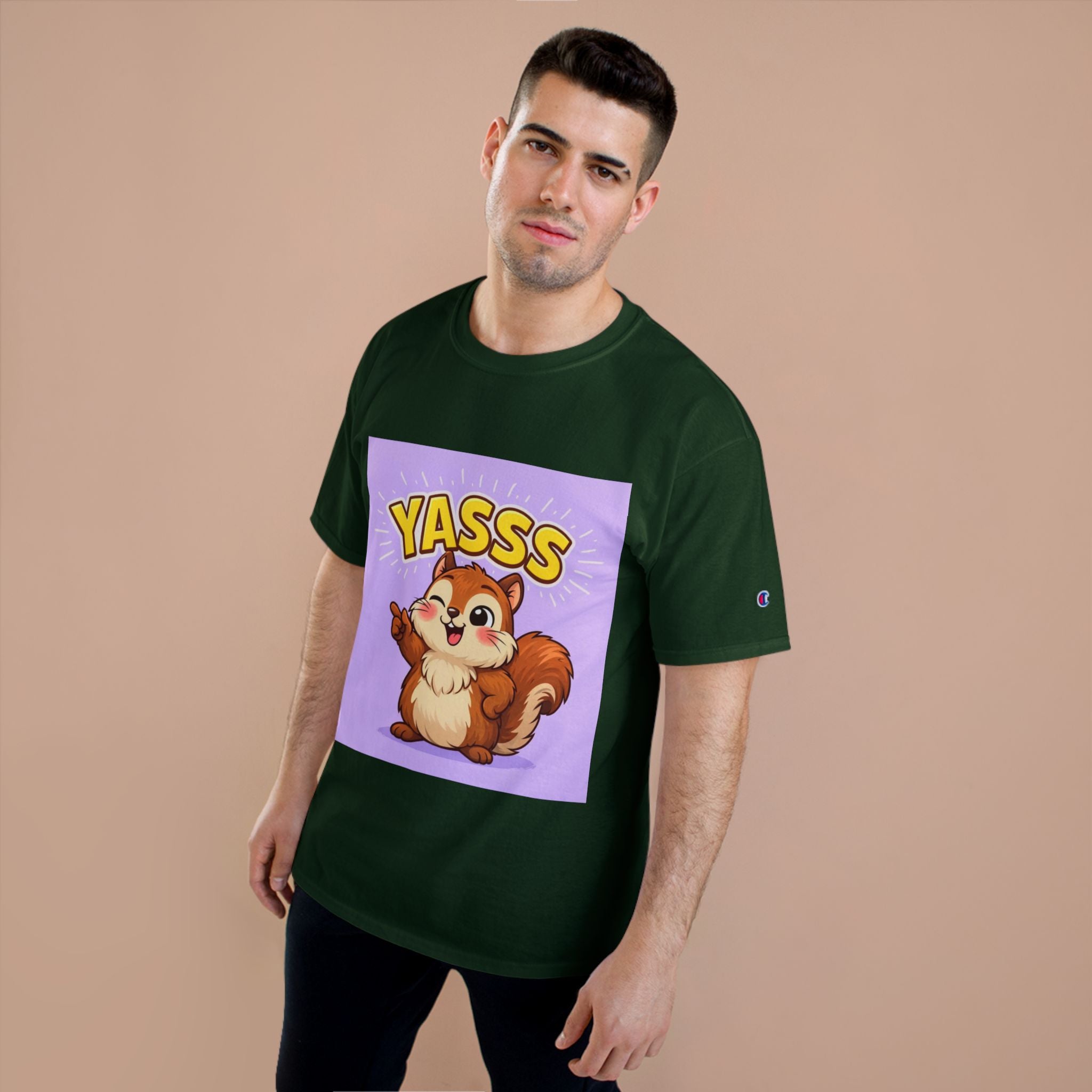 Yaaas Squirrel T-Shirt | Besties & Coffee Community Graphic Tee