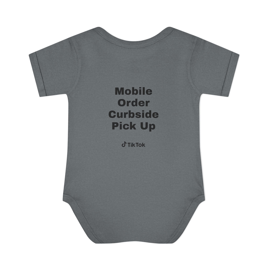Certified Yapper Infant Bodysuit — "Mobile Order Curbside Pick Up" Funny Baby Onesie