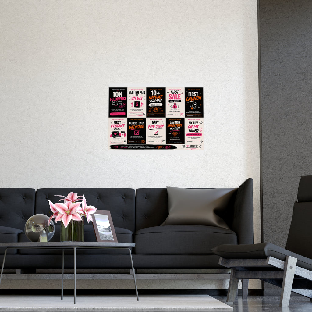 Money Octopus™ Milestone Wall Poster | Expansion Pack