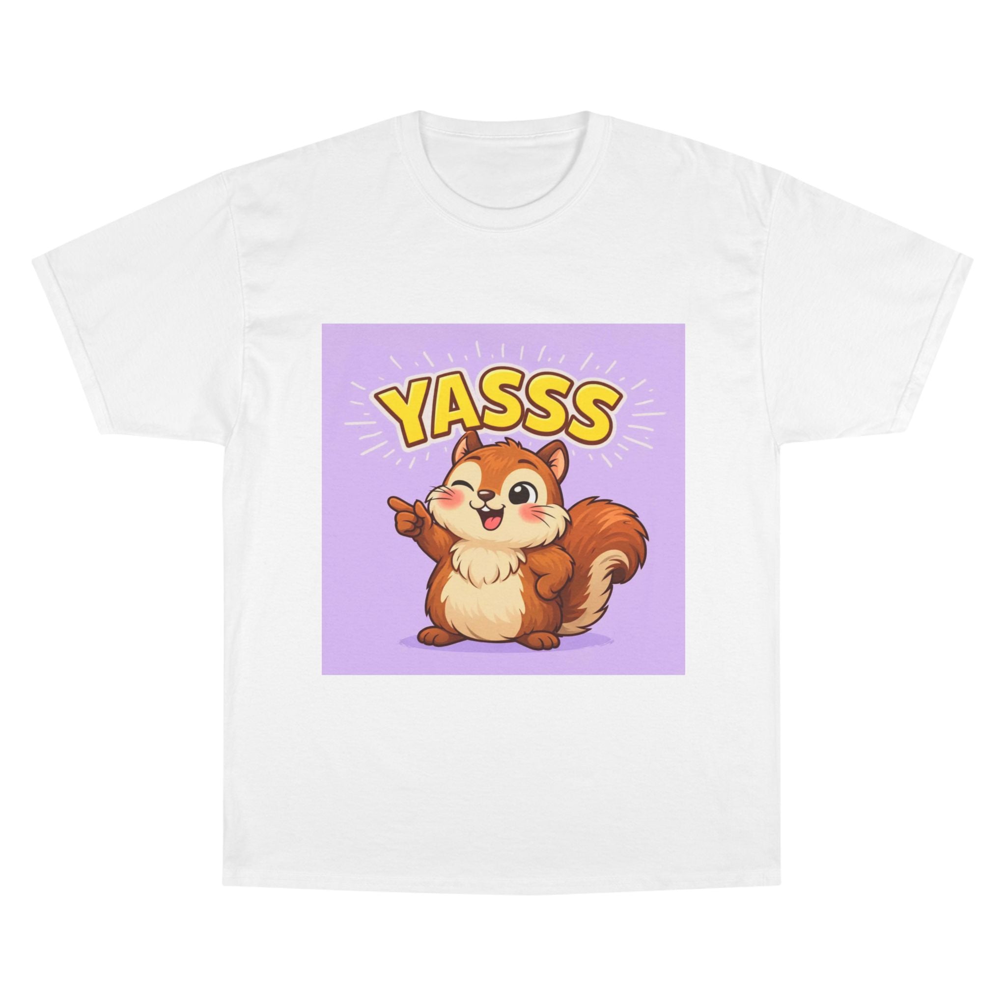 Yaaas Squirrel T-Shirt | Besties & Coffee Community Graphic Tee