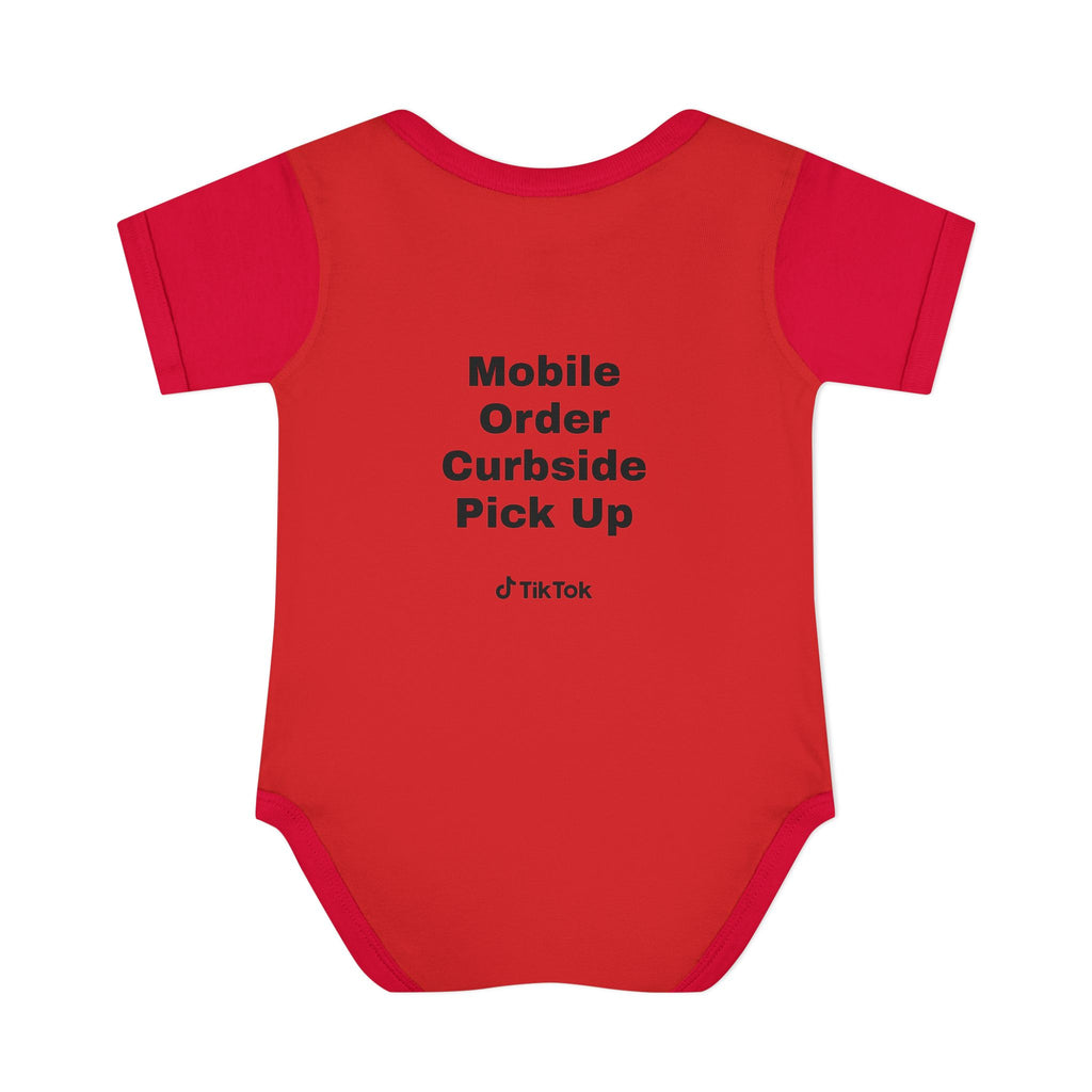 Certified Yapper Infant Bodysuit — "Mobile Order Curbside Pick Up" Funny Baby Onesie