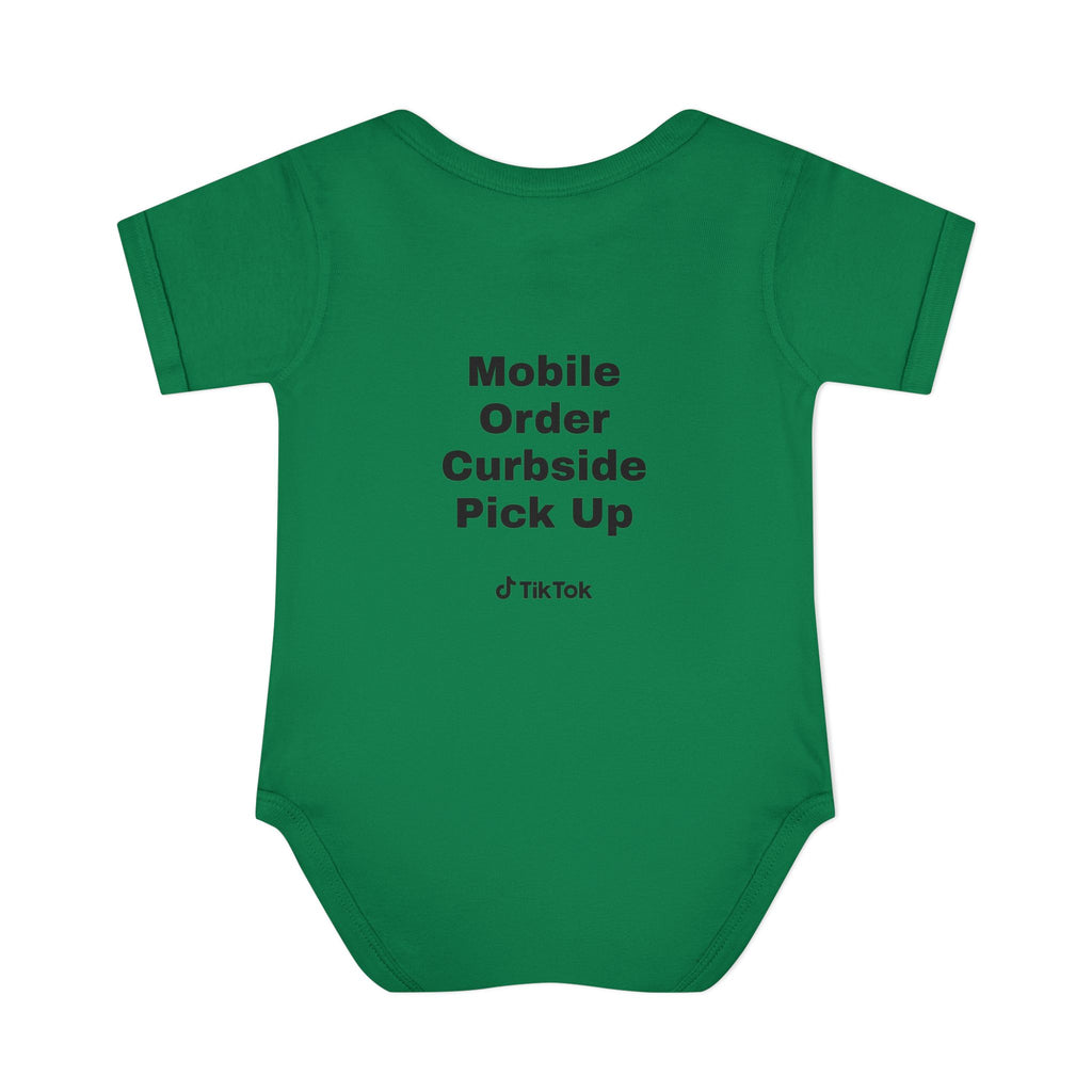 Certified Yapper Infant Bodysuit — "Mobile Order Curbside Pick Up" Funny Baby Onesie