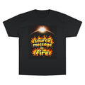 Source Message Is Fire Black Tee | Inspirational Message Shirt
