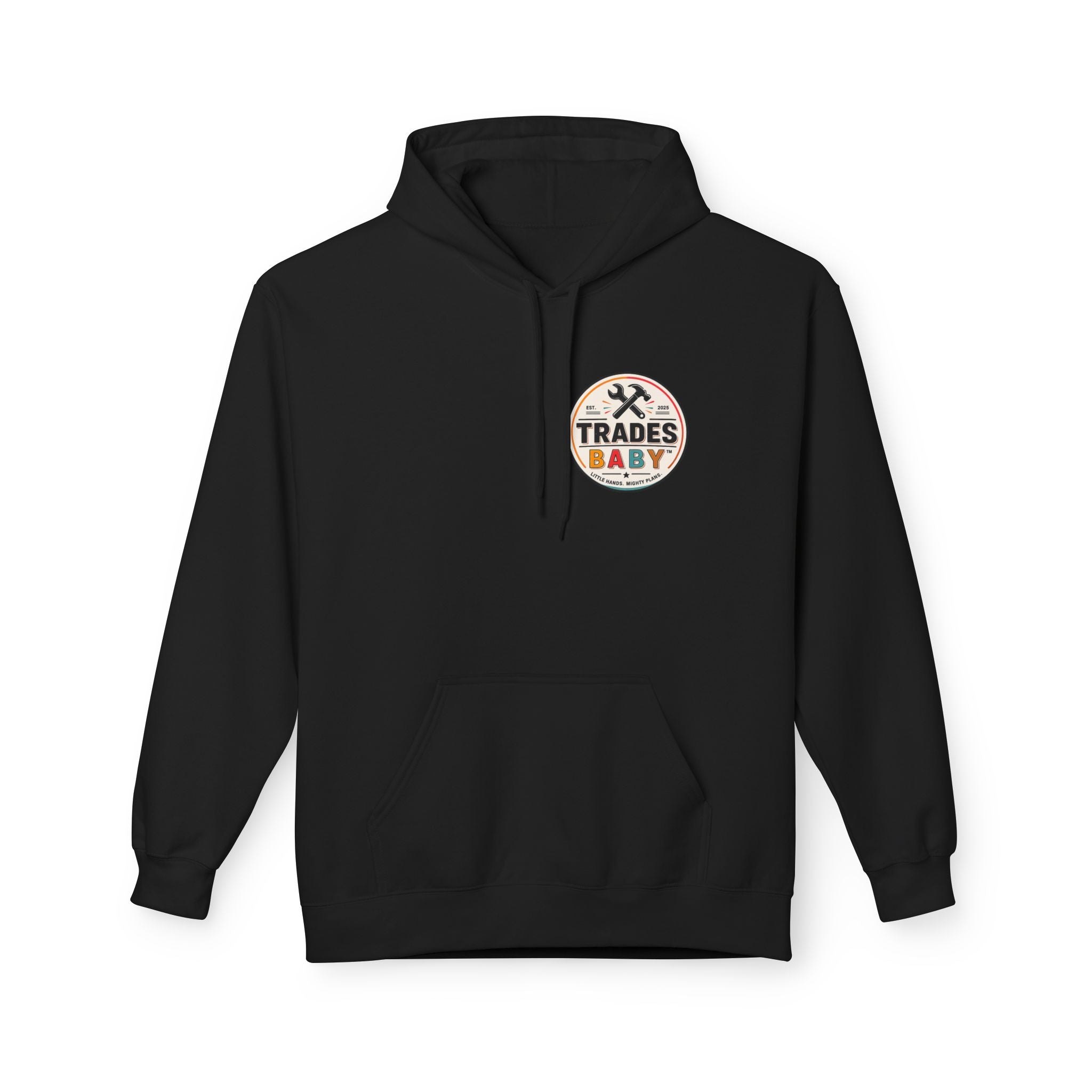 “My Kid Plays with Tools, Not Tablets” Hoodie — TradesBaby Kids Hoodie for Future Builders