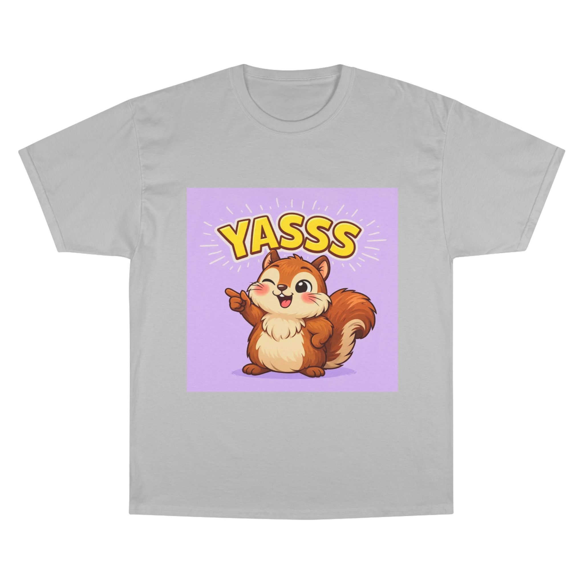 Yaaas Squirrel T-Shirt | Besties & Coffee Community Graphic Tee