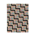 Besties & Coffee Zig Zag Plush Blanket