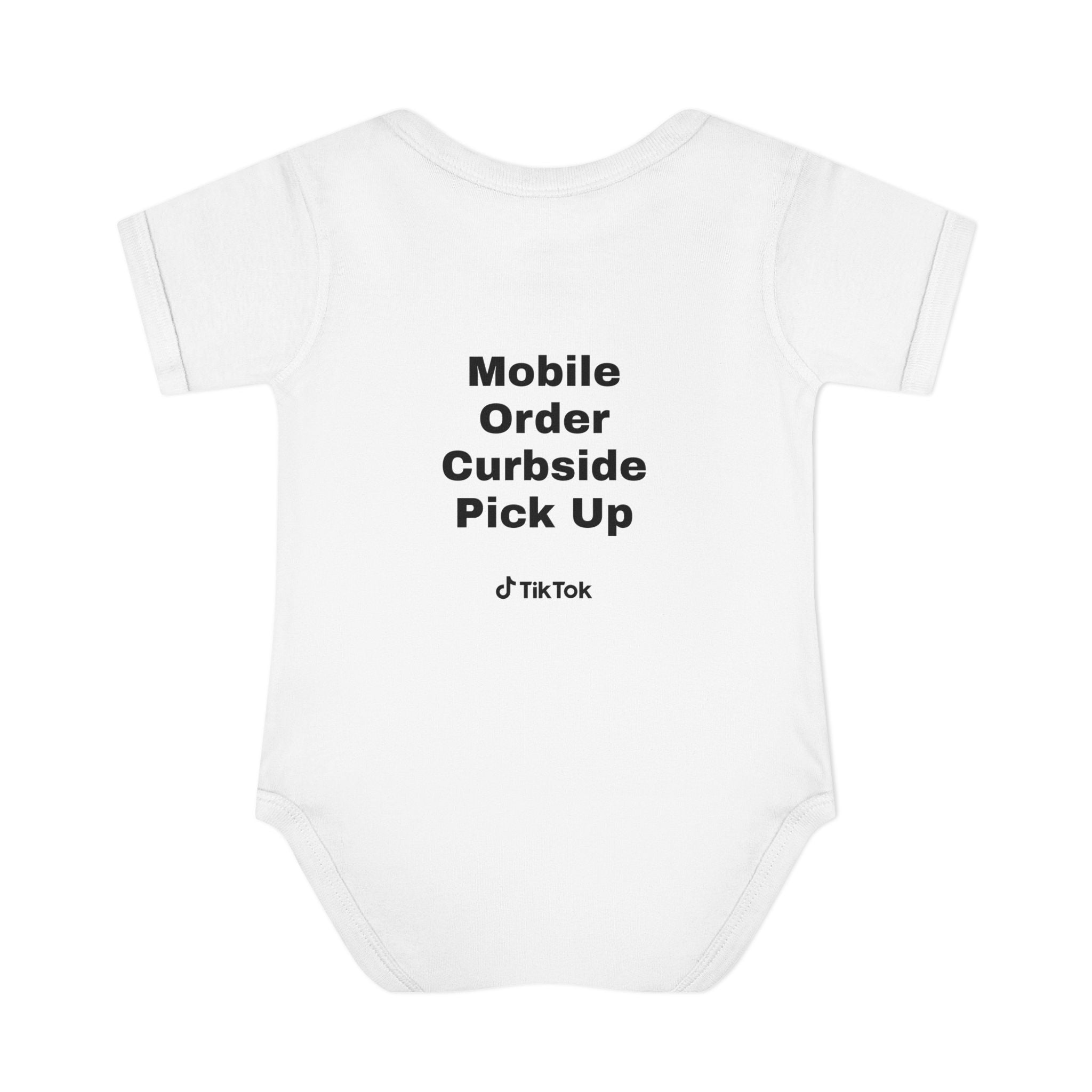 Certified Yapper Infant Bodysuit — "Mobile Order Curbside Pick Up" Funny Baby Onesie