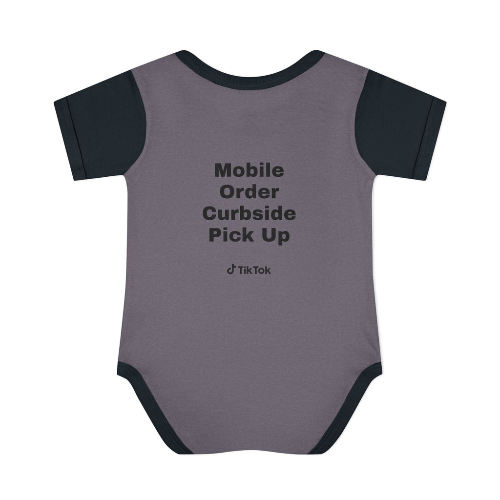 Certified Yapper Infant Bodysuit — "Mobile Order Curbside Pick Up" Funny Baby Onesie