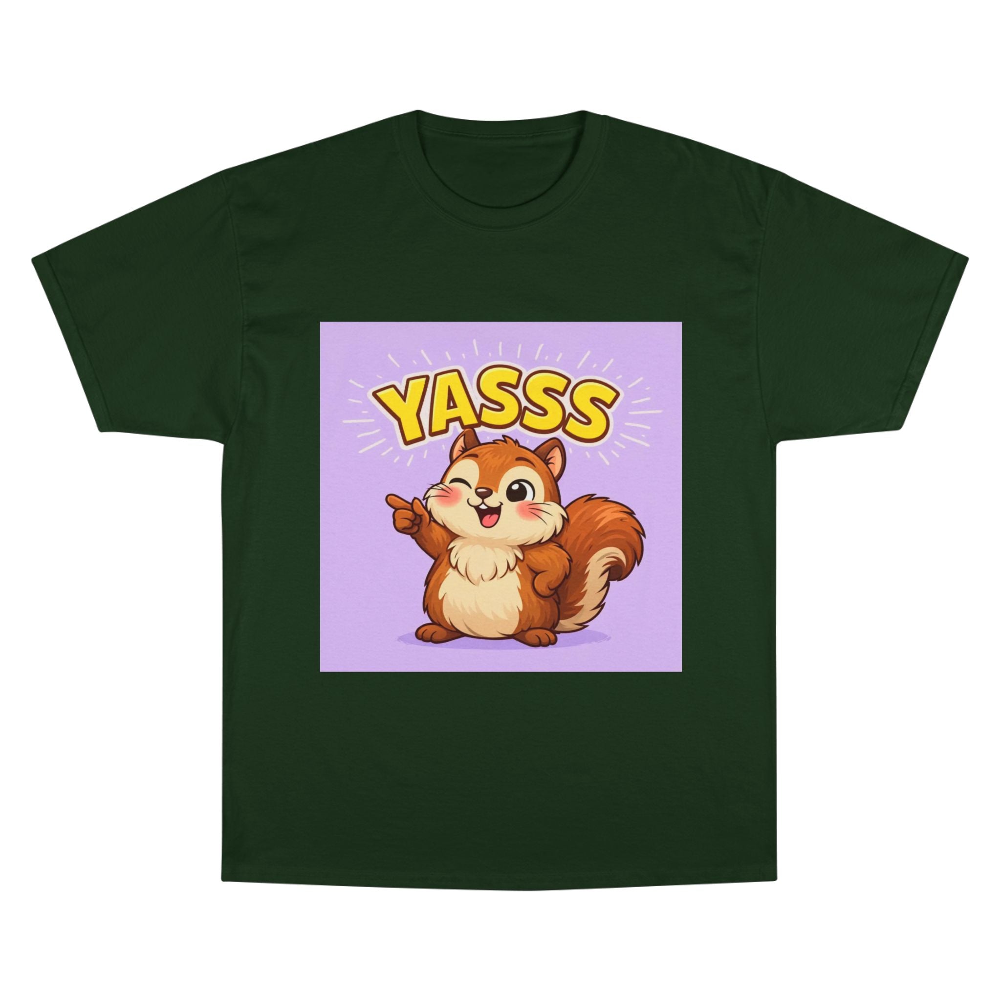 Yaaas Squirrel T-Shirt | Besties & Coffee Community Graphic Tee