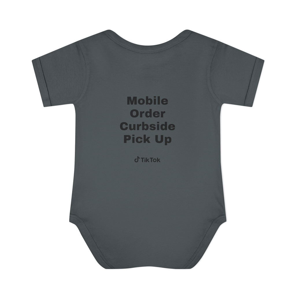 Certified Yapper Infant Bodysuit — "Mobile Order Curbside Pick Up" Funny Baby Onesie
