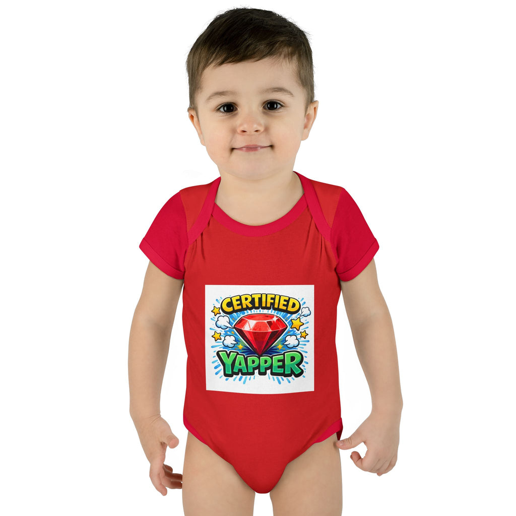 Certified Yapper Infant Bodysuit — "Mobile Order Curbside Pick Up" Funny Baby Onesie