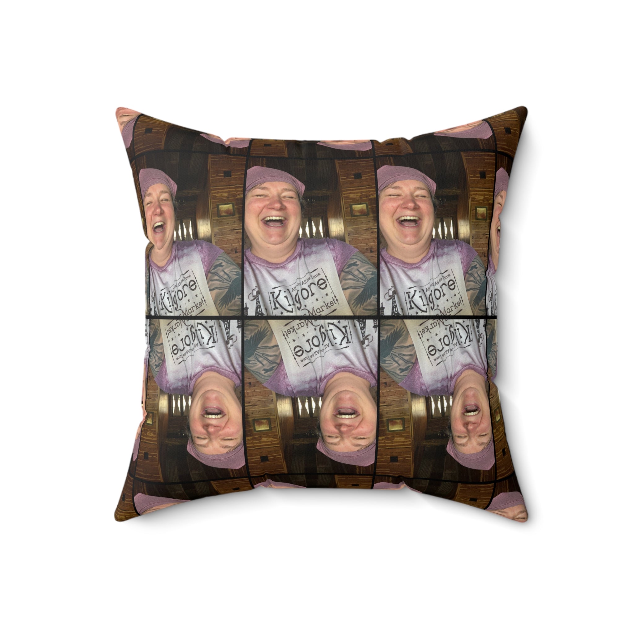 Jay Energy Throw Pillow | Double-Sided Decorative Accent Pillow for Home, Office & Creator Backdrops