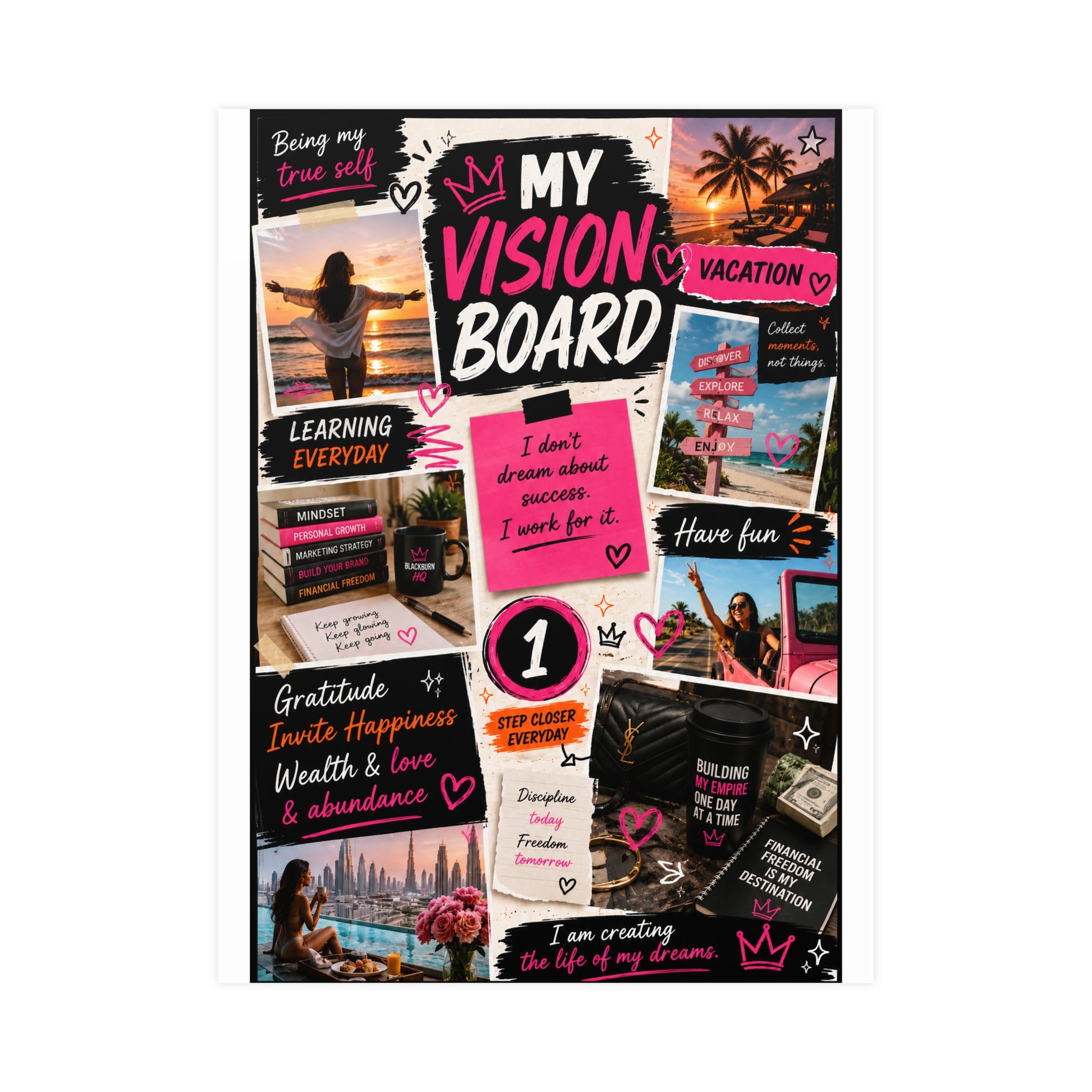 Vision Board Poster