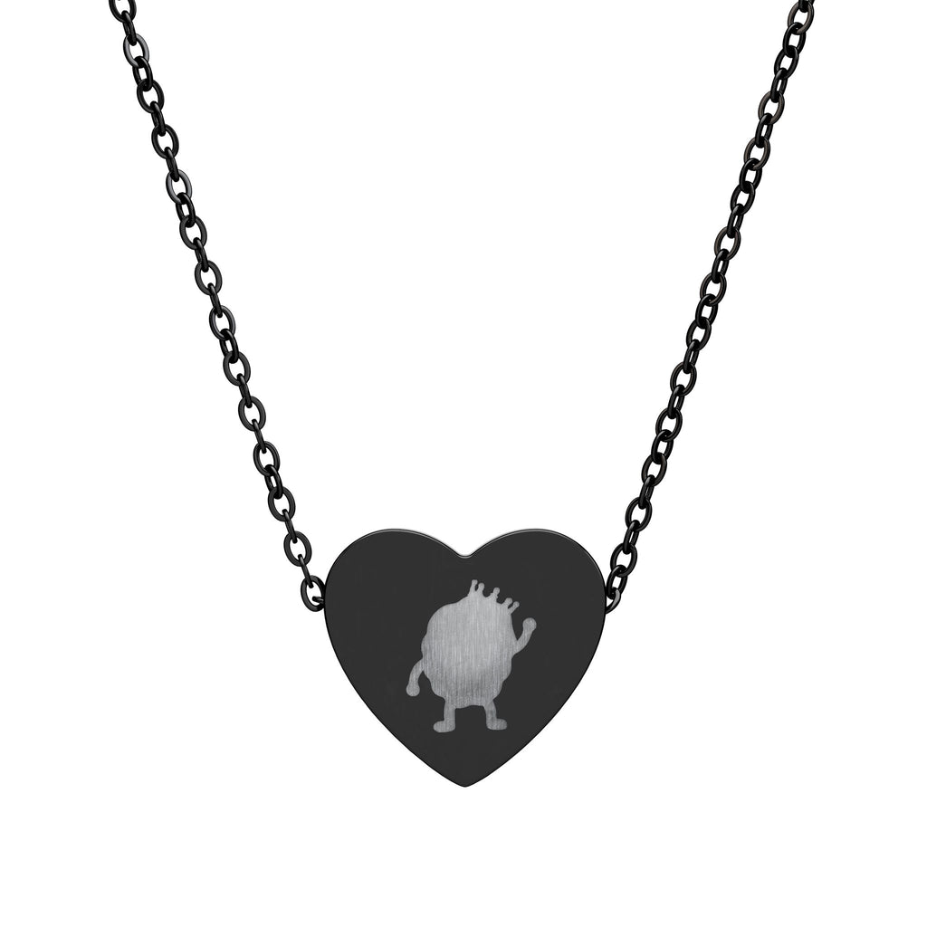 King Nuggie Engraved Heart Necklace | Subtle Inside-Joke Jewelry