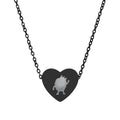 King Nuggie Engraved Heart Necklace | Subtle Inside-Joke Jewelry