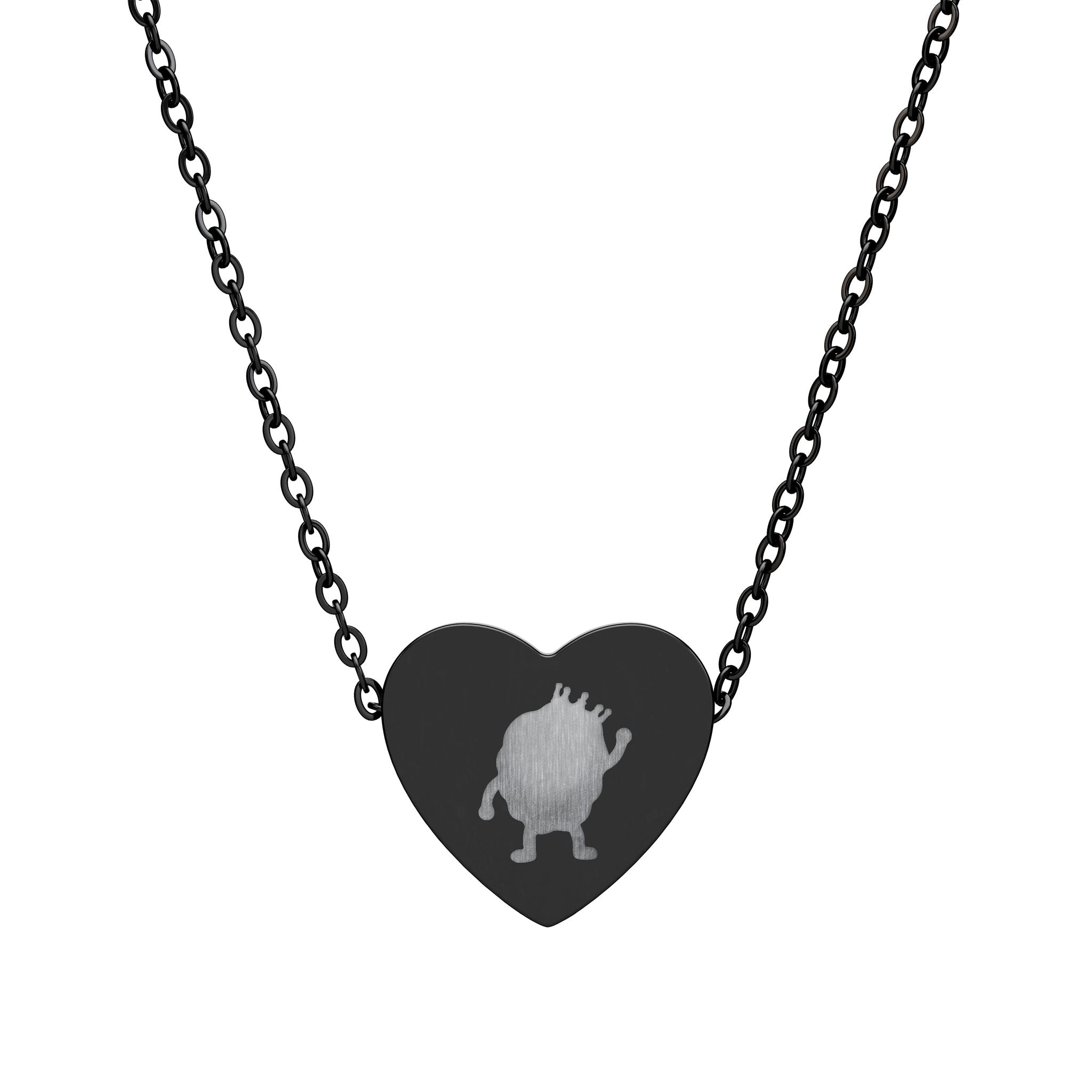 King Nuggie Engraved Heart Necklace | Subtle Inside-Joke Jewelry