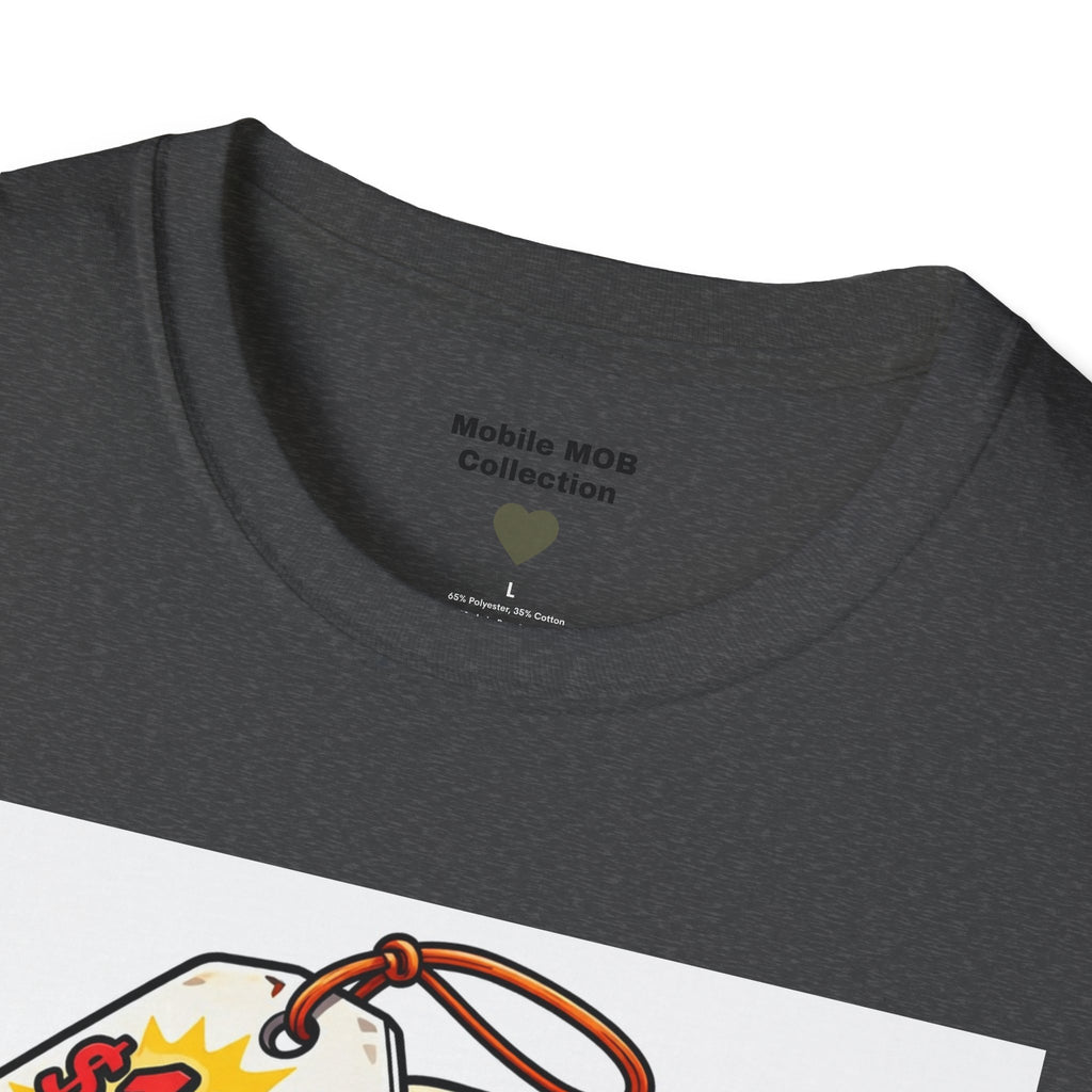 Tape Beggar T-Shirt – Funny Vintage Tape Gun Tee | Mobile Order Curbside Humor, Soft Everyday Fit