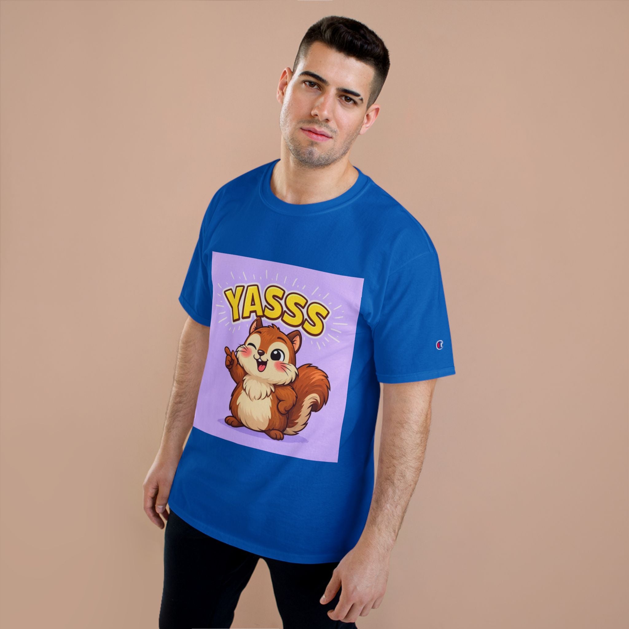 Yaaas Squirrel T-Shirt | Besties & Coffee Community Graphic Tee