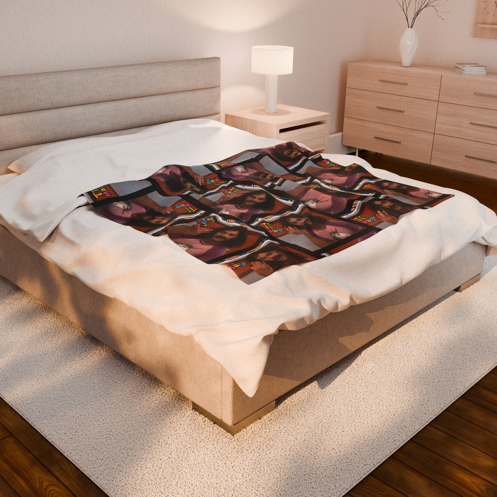 TT Magic Velveteen Plush Blanket | Besties & Coffee Cozy Throw
