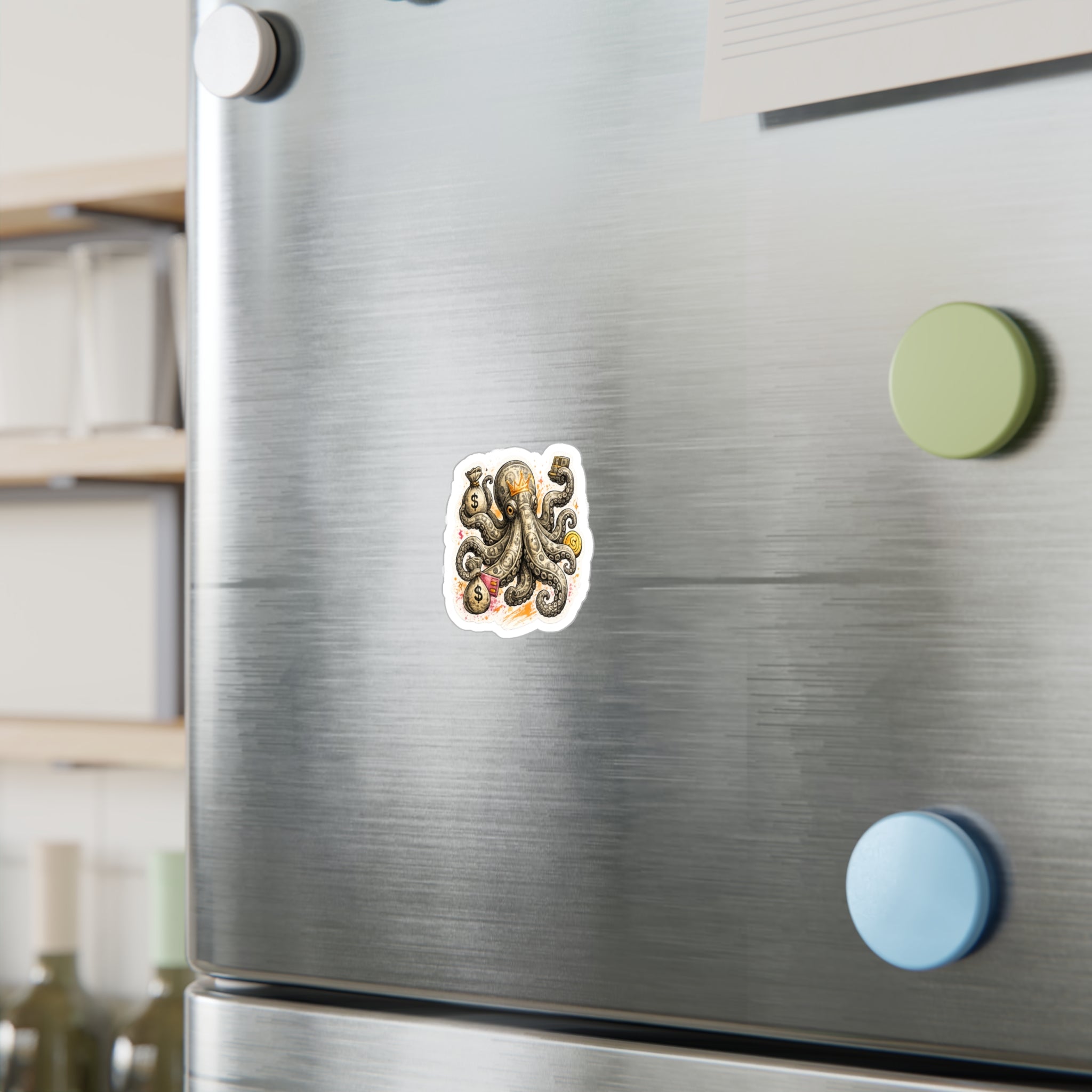 Money Octopus Sticker | Multiple Income Streams | Blackburn HQ™