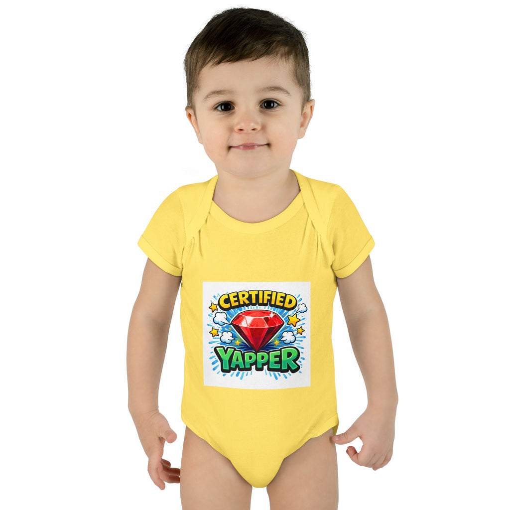 Certified Yapper Infant Bodysuit — "Mobile Order Curbside Pick Up" Funny Baby Onesie