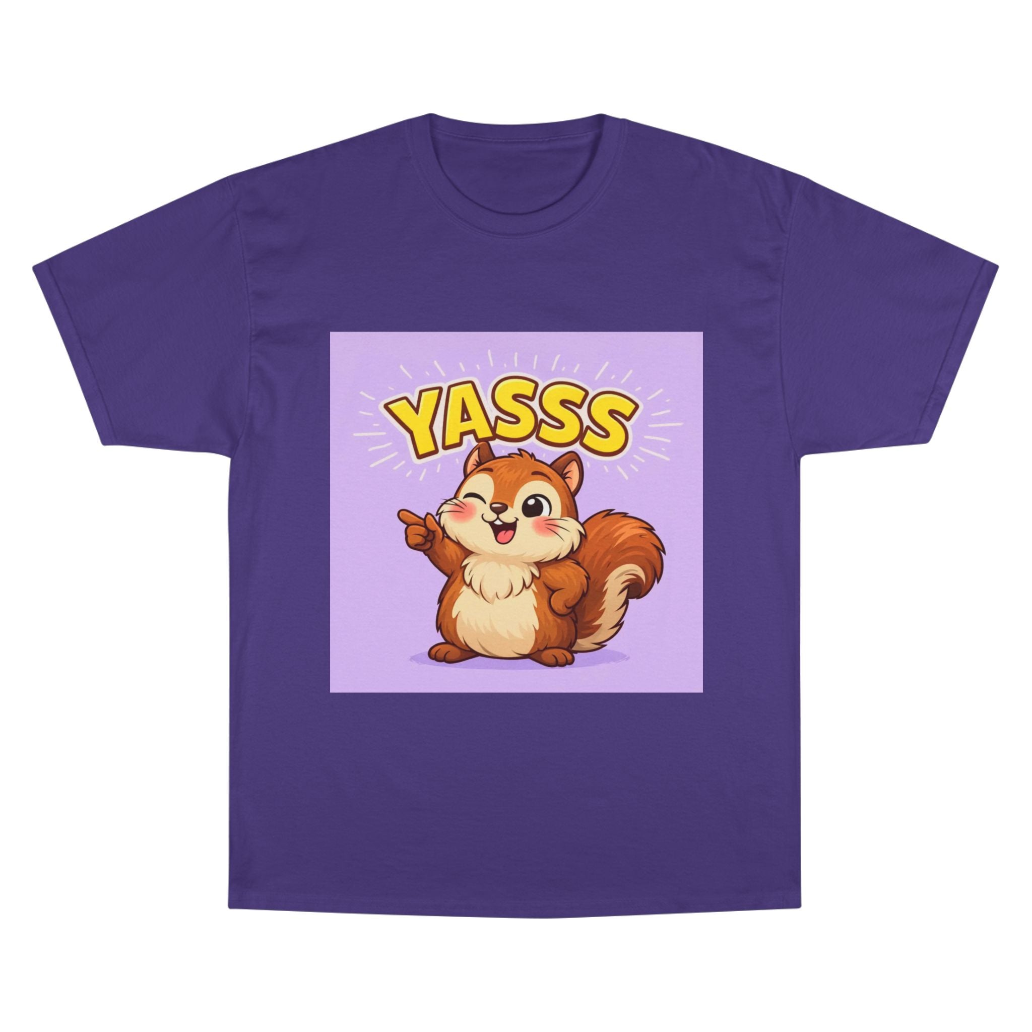 Yaaas Squirrel T-Shirt | Besties & Coffee Community Graphic Tee