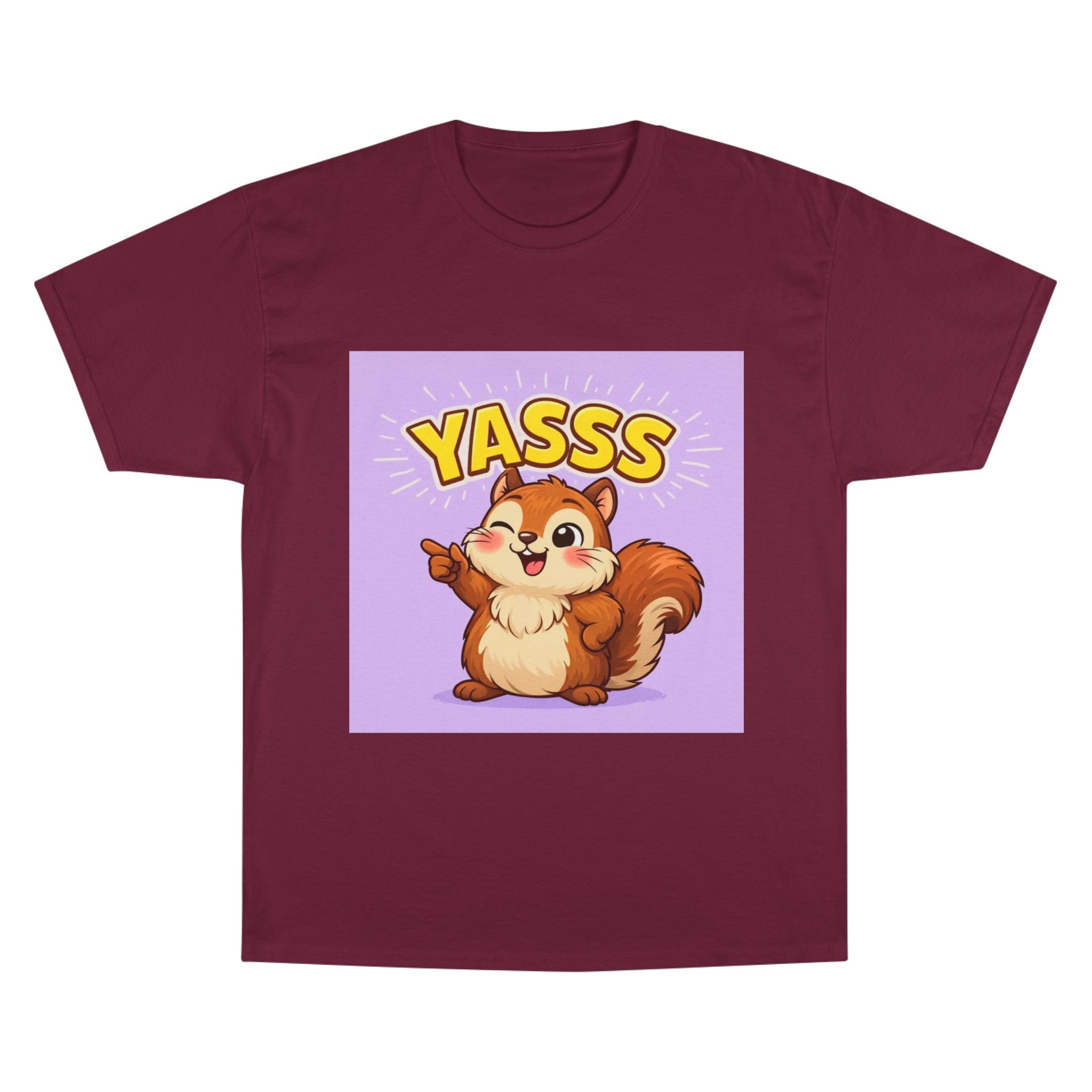 Yaaas Squirrel T-Shirt | Besties & Coffee Community Graphic Tee