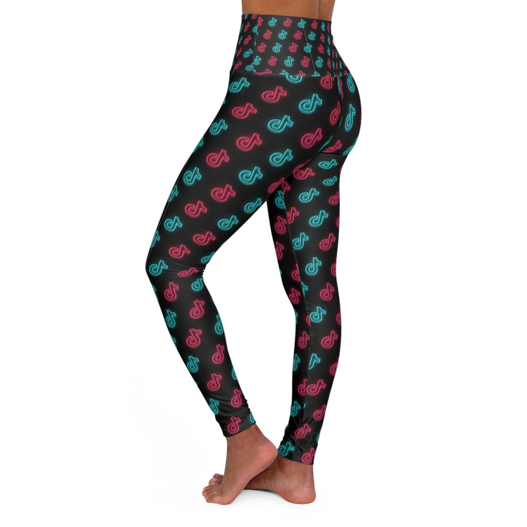 TikTok Energy High-Waisted Leggings | Bold Creator Movement Wear