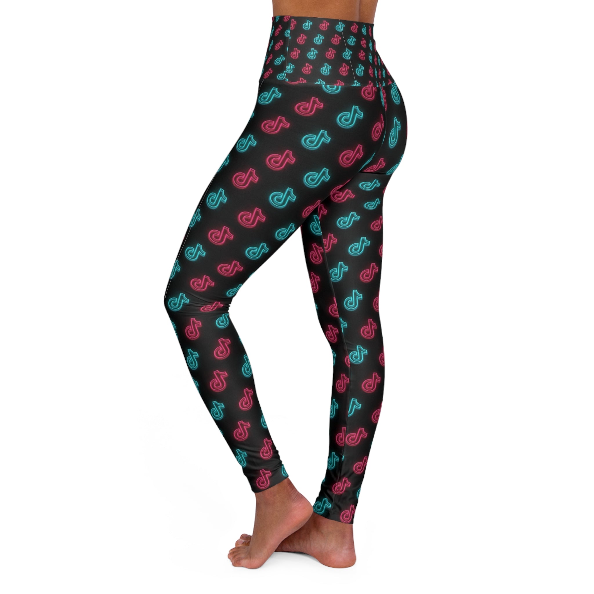 TikTok Energy High-Waisted Leggings | Bold Creator Movement Wear