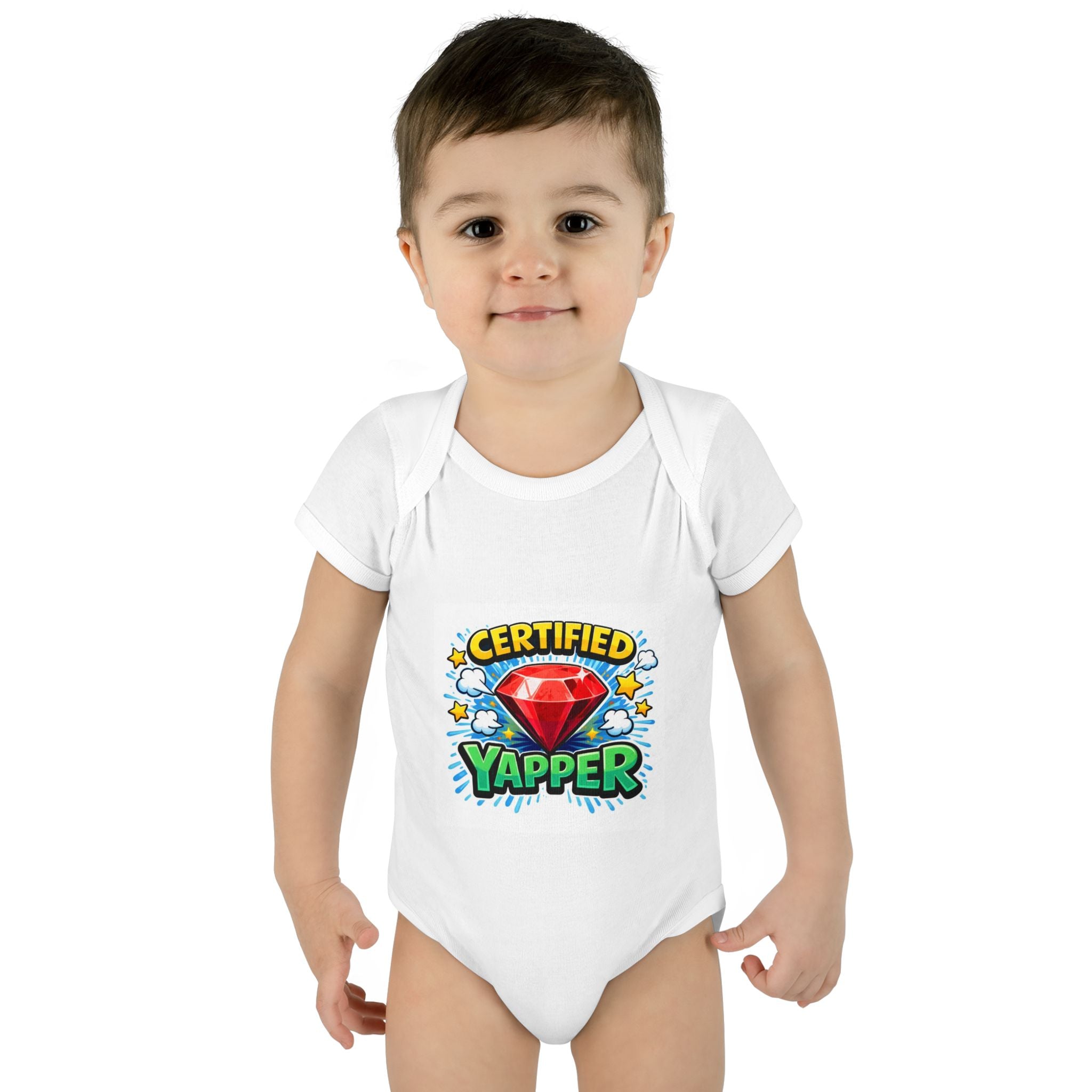 Certified Yapper Infant Bodysuit — "Mobile Order Curbside Pick Up" Funny Baby Onesie